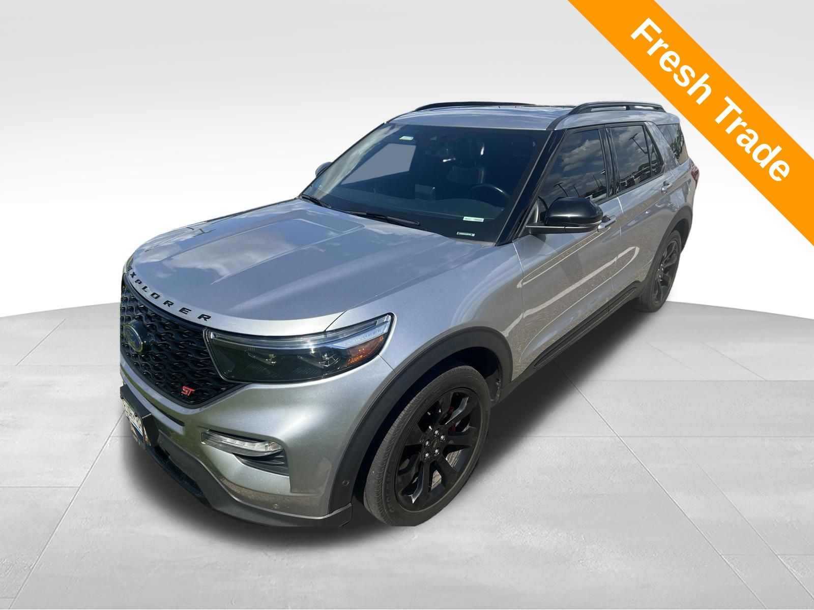 Silver Metallic 2020 Ford Explorer SUV / Crossover All-Wheel Drive Automatic