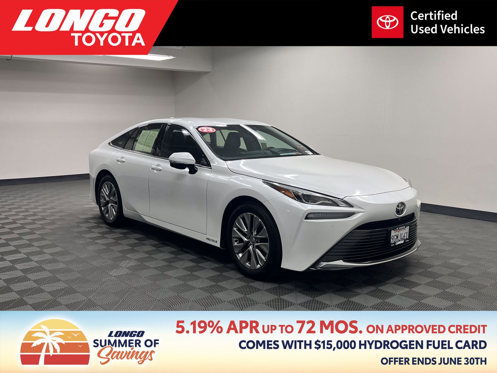 used 2023 Toyota Mirai car, priced at $13,088