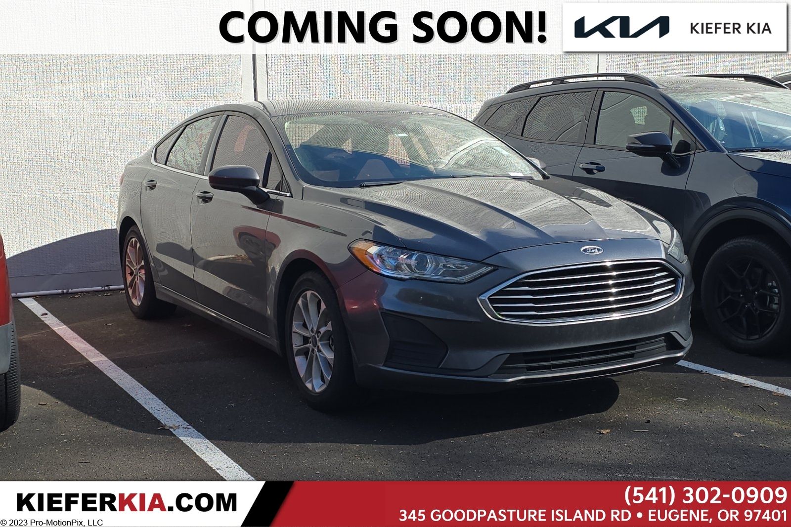 Gray (Magnetic) 2019 Ford Fusion SE Sedan Front-Wheel Drive 6-Speed Automatic