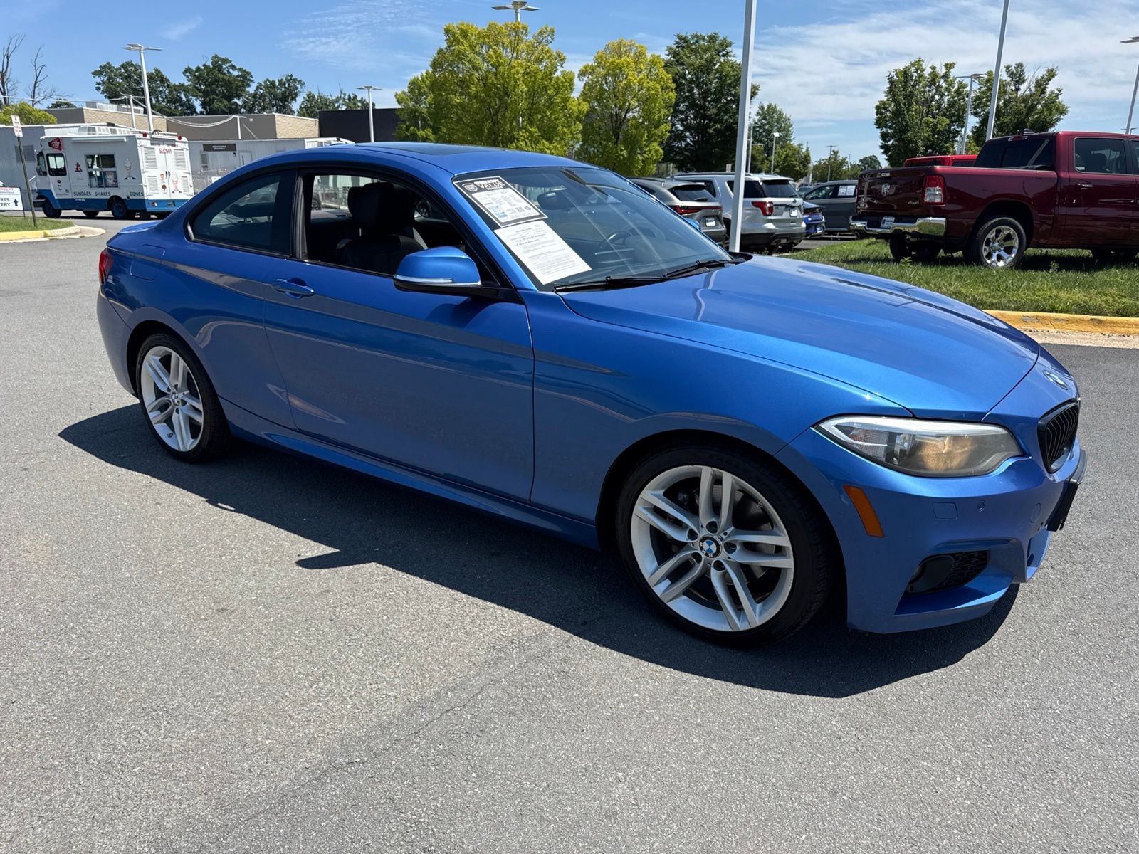 Estoril Blue Metallic 2017 BMW 2 Series Coupe All-Wheel Drive 8-Speed Automatic