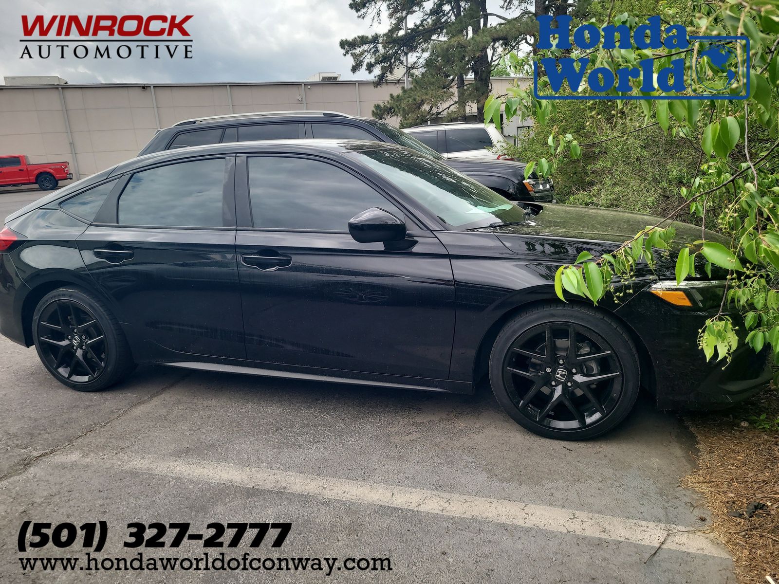 Crystal Black Pearl 2024 Honda Civic Hatchback Sport FWD Hatchback Front-Wheel Drive Continuously Variable Transmission