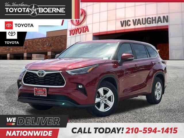 Red 2025 Toyota Highlander SUV / Crossover All-Wheel Drive 8-Speed Automatic