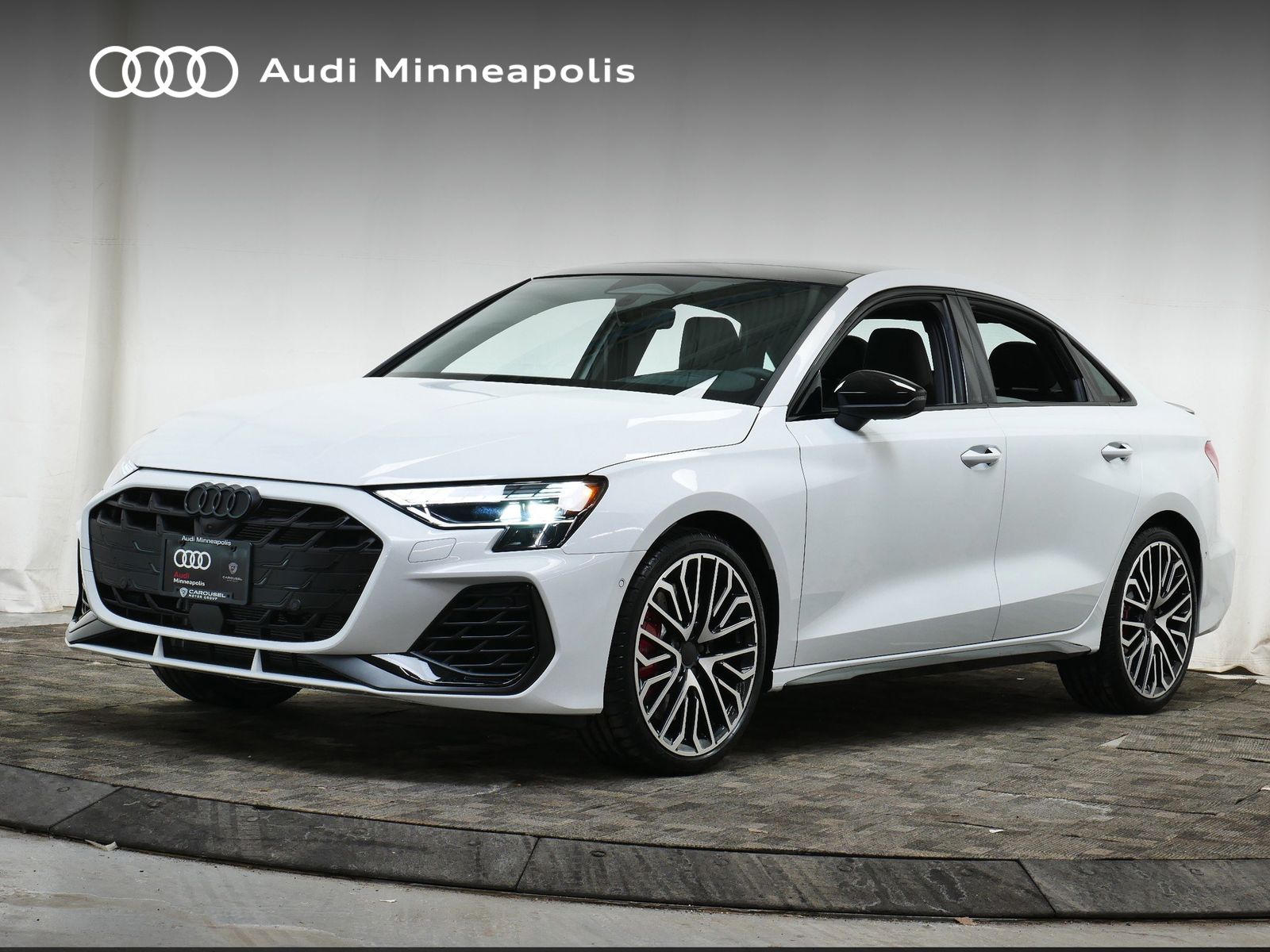 Glacier White Metallic 2026 Audi S3 Sedan All-Wheel Drive 7-Speed Automatic