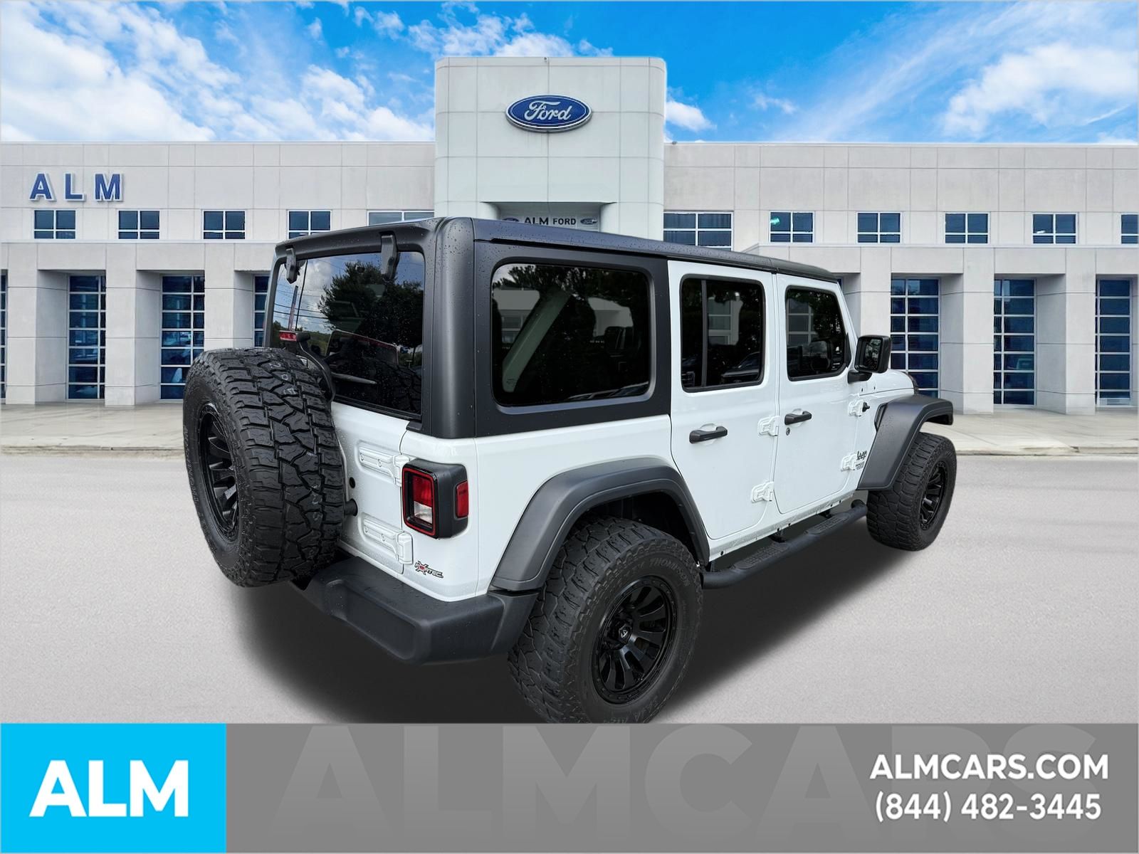 Used 2020 Bright White Clearcoat Jeep Unlimited Sport S image 6