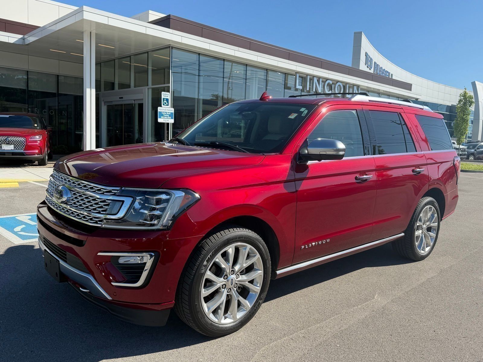 Ruby Red Metallic 2018 Ford Expedition Platinum 4WD SUV / Crossover Four-Wheel Drive Automatic