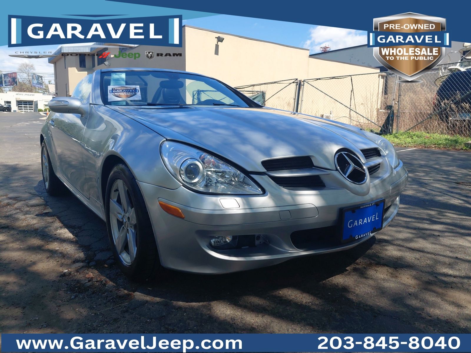 Diamond Silver Metallic 2006 Mercedes-Benz SLK 280 Convertible Rear-Wheel Drive 7-Speed Automatic