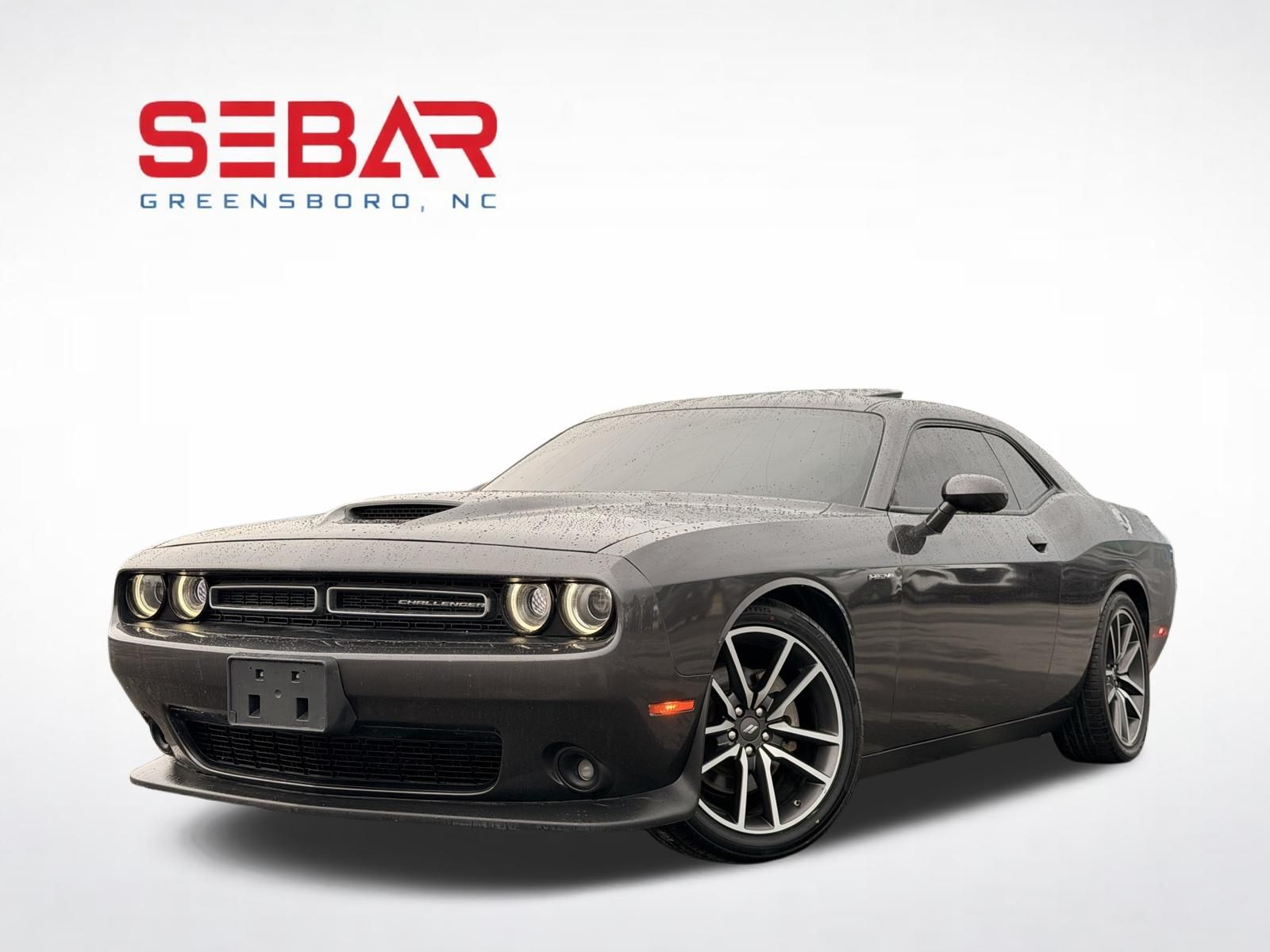 Gray (Granite Crystal Metallic Clearcoat) 2022 Dodge Challenger Coupe Rear-Wheel Drive 8-Speed Automatic