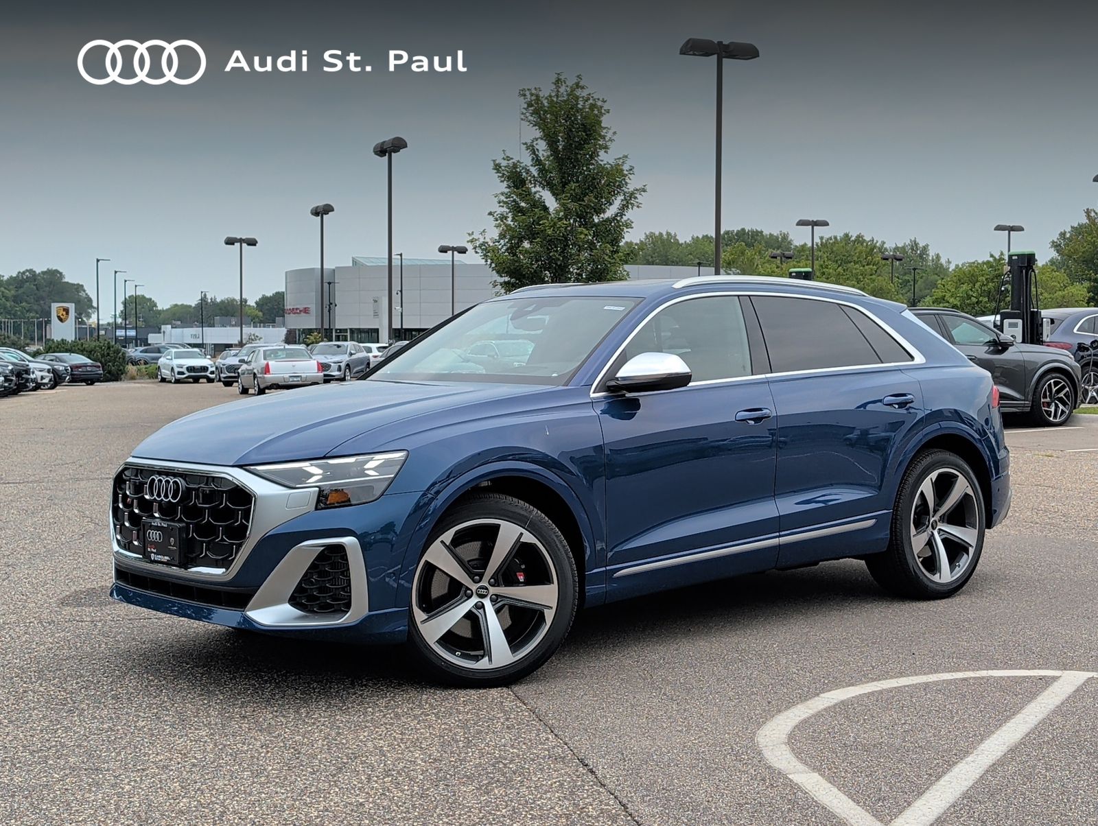 Ascari Blue Metallic 2026 Audi SQ8 SUV / Crossover All-Wheel Drive 8-Speed Automatic