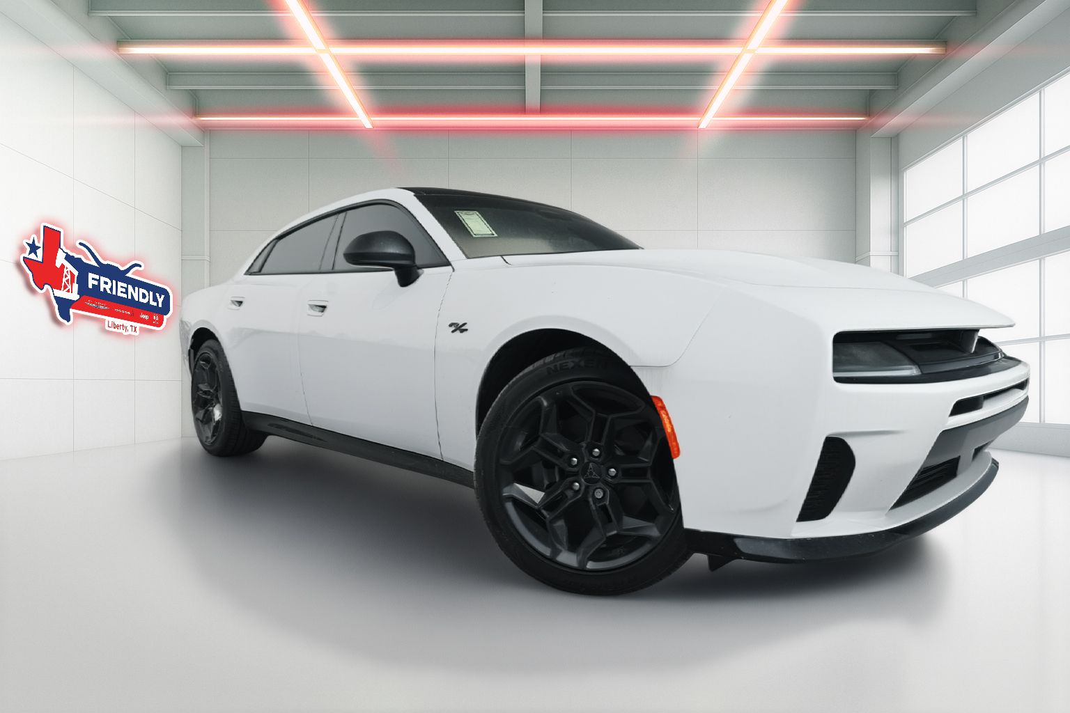 Bright White Clearcoat 2026 Dodge Charger Sedan All-Wheel Drive 8-Speed Automatic
