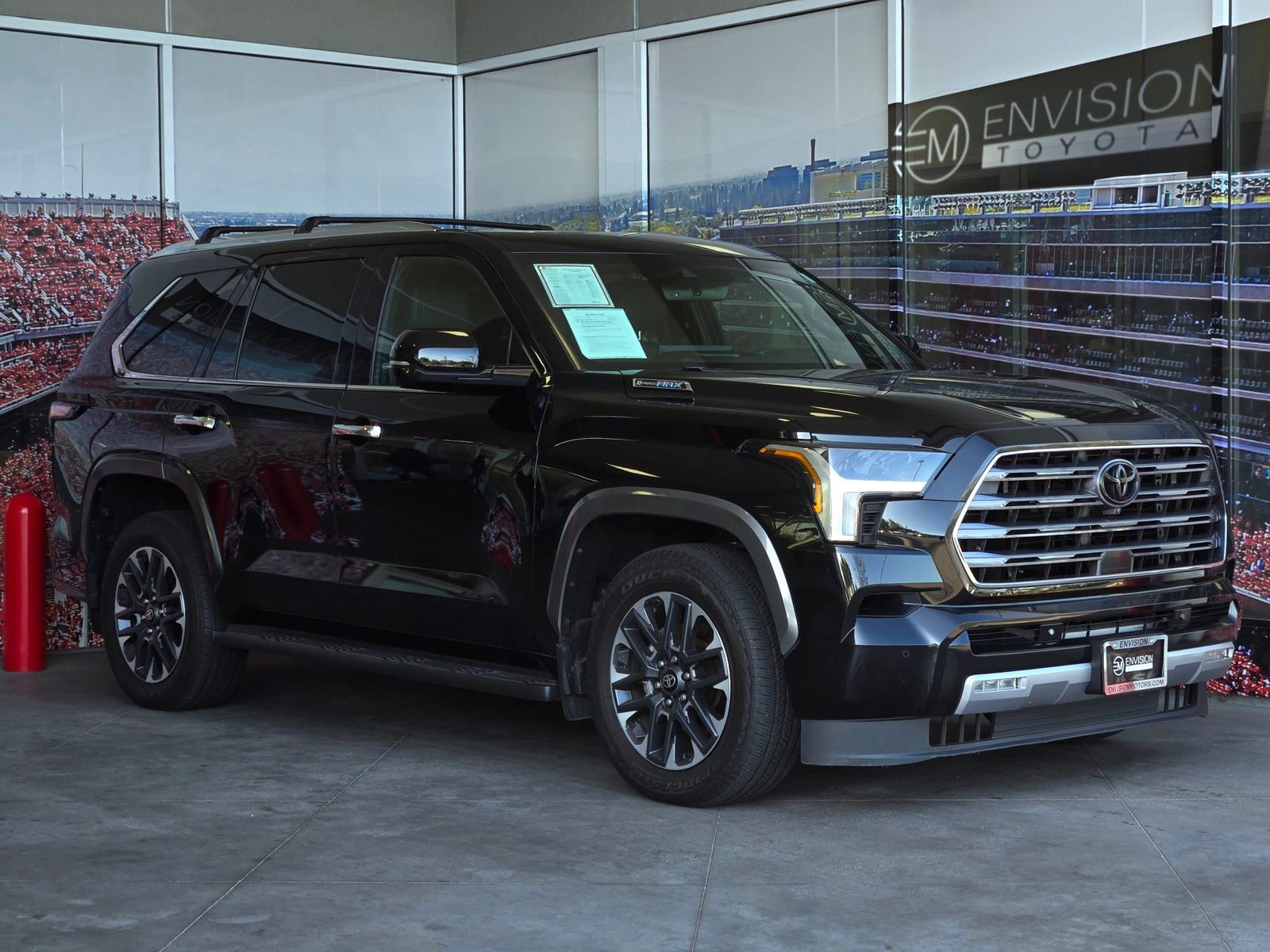 Midnight Black Metallic 2025 Toyota Sequoia Limited 4WD SUV / Crossover Four-Wheel Drive Automatic