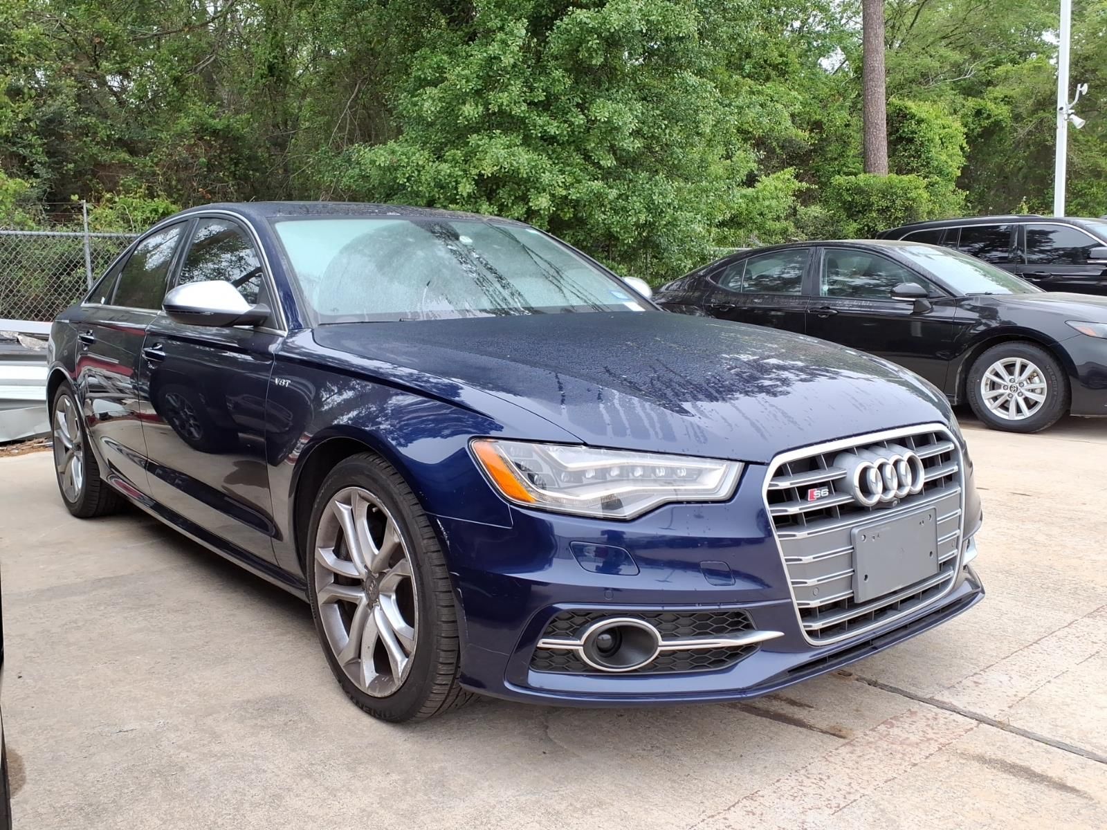 Estoril Blue Crystal Effect 2014 Audi S6 4.0T quattro Sedan AWD Sedan All-Wheel Drive 7-Speed Automatic