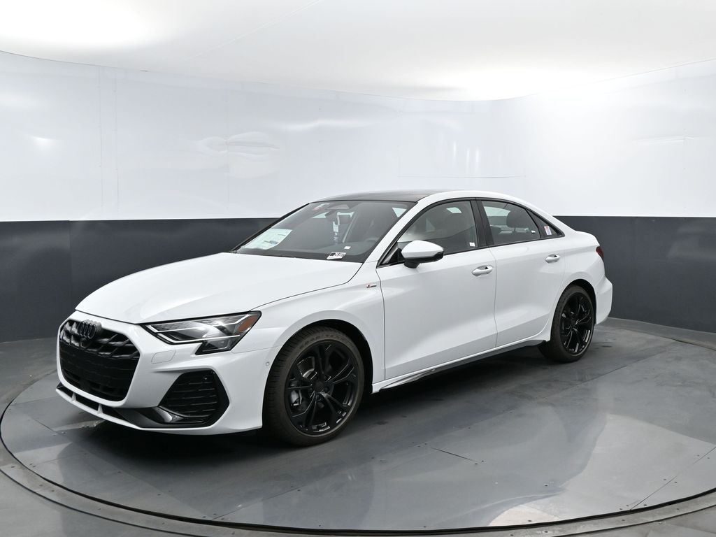 Glacier White 2026 Audi A3 Hatchback  7-Speed Automatic