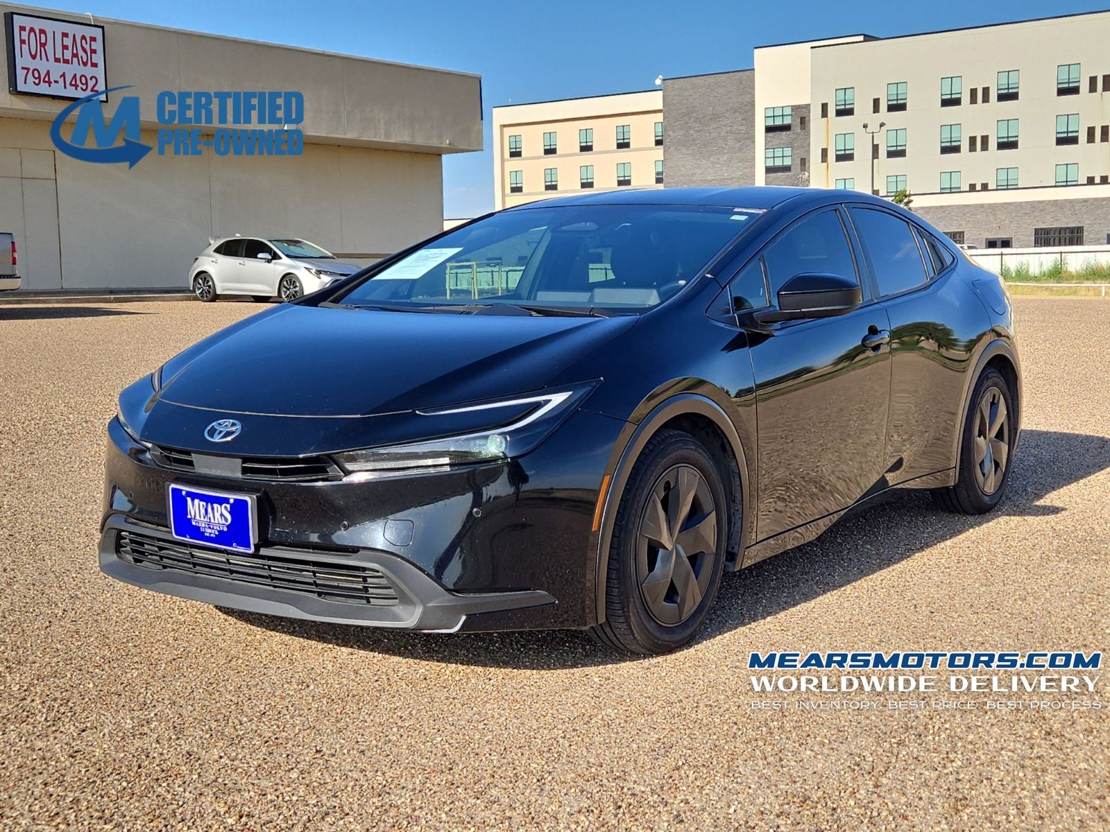 Midnight Black Metallic 2023 Toyota Prius Hatchback Front-Wheel Drive Continuously Variable Transmission