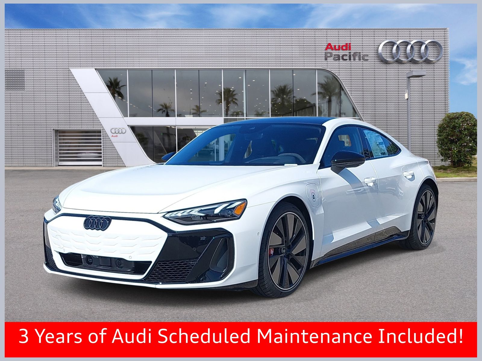 Arkona White 2026 Audi S e-tron GT Sedan All-Wheel Drive 2-Speed Automatic