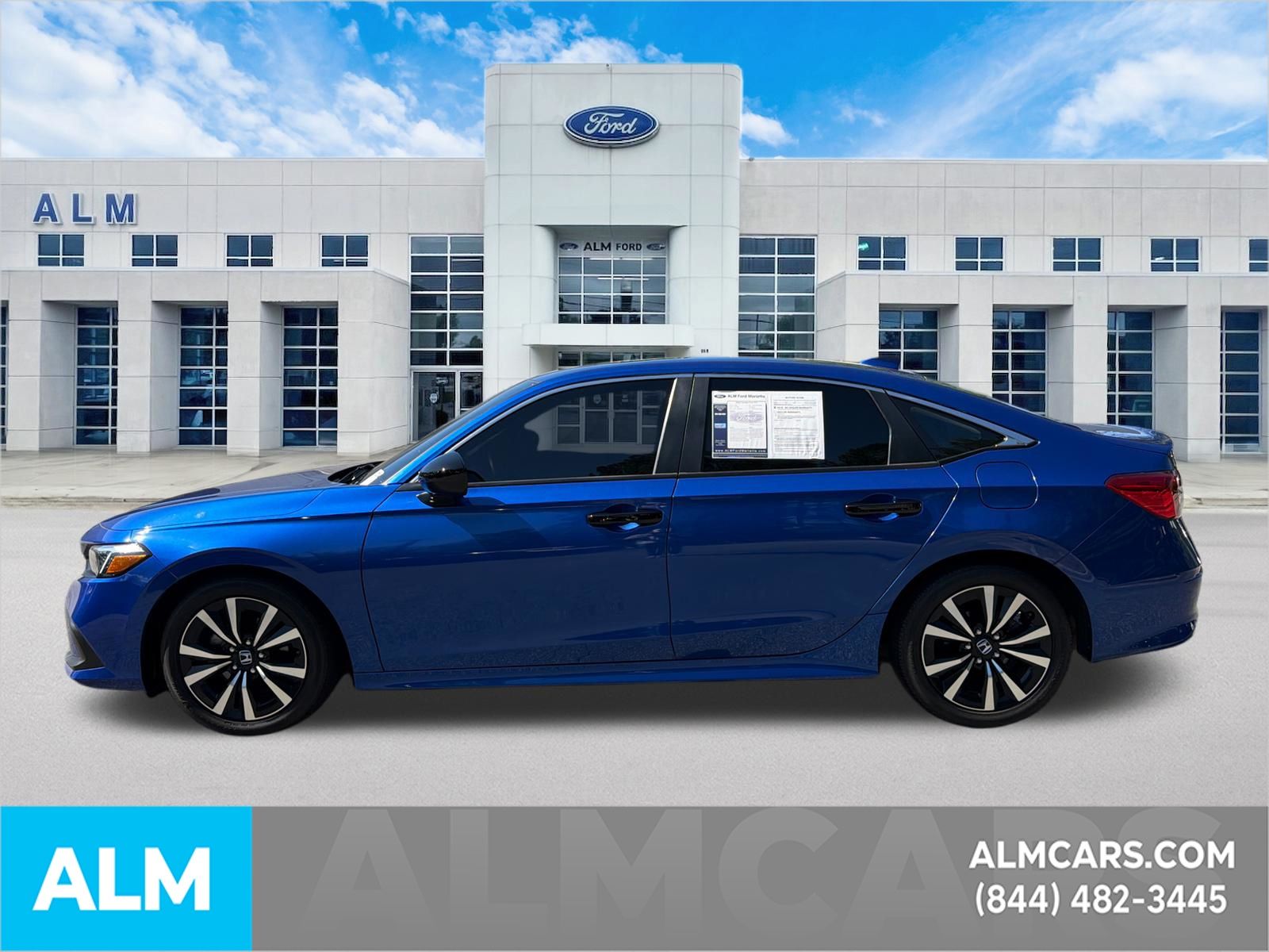 Used 2022 Blue Honda EX image 9