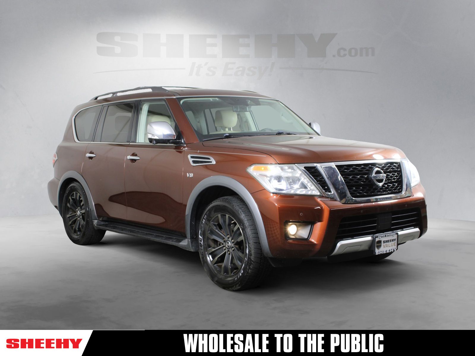 Red (Copper) 2018 Nissan Armada SUV / Crossover Four-Wheel Drive 7-Speed Automatic