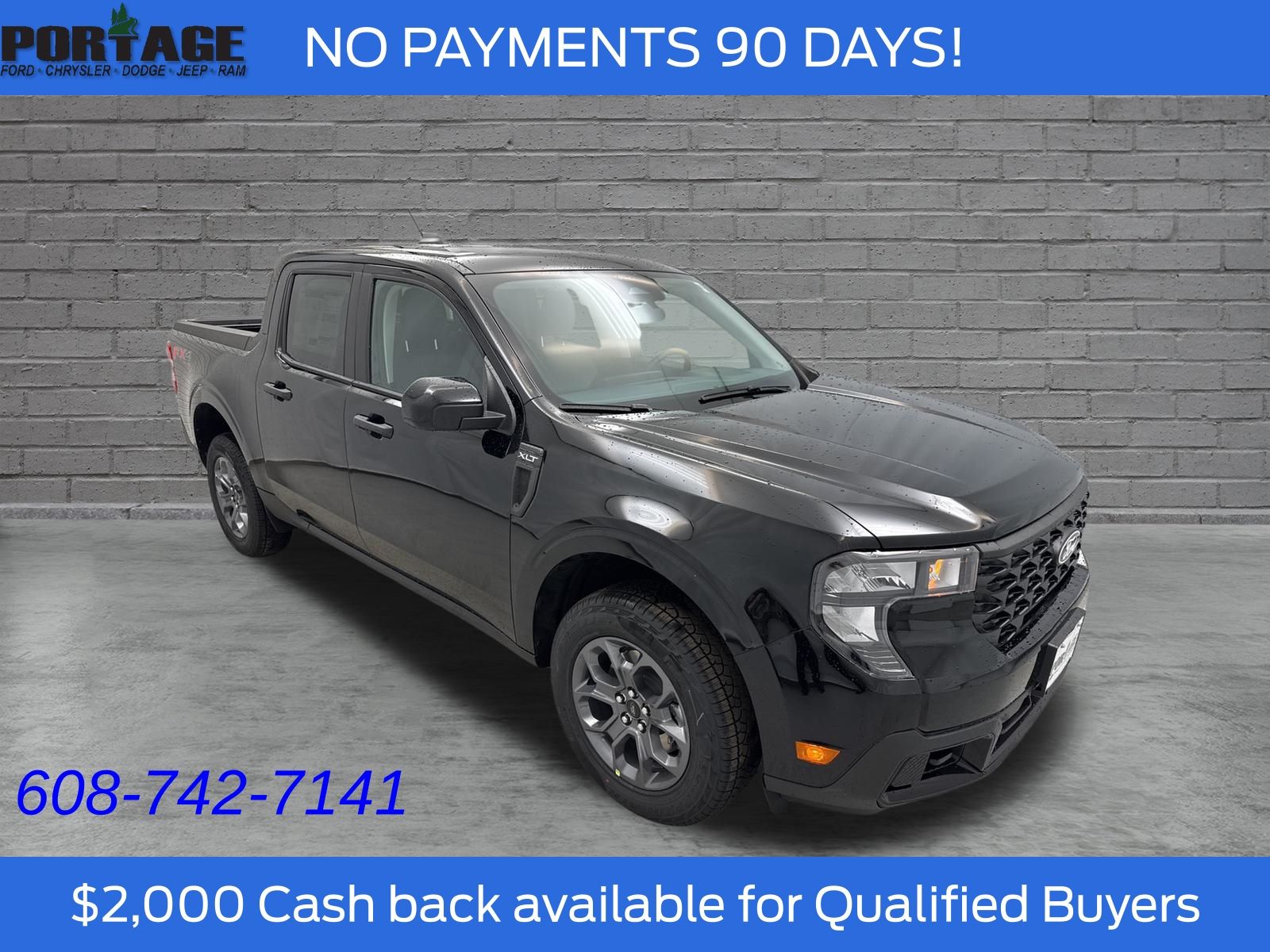 Shadow Black 2026 Ford Maverick Pickup Truck All-Wheel Drive 8-Speed Automatic