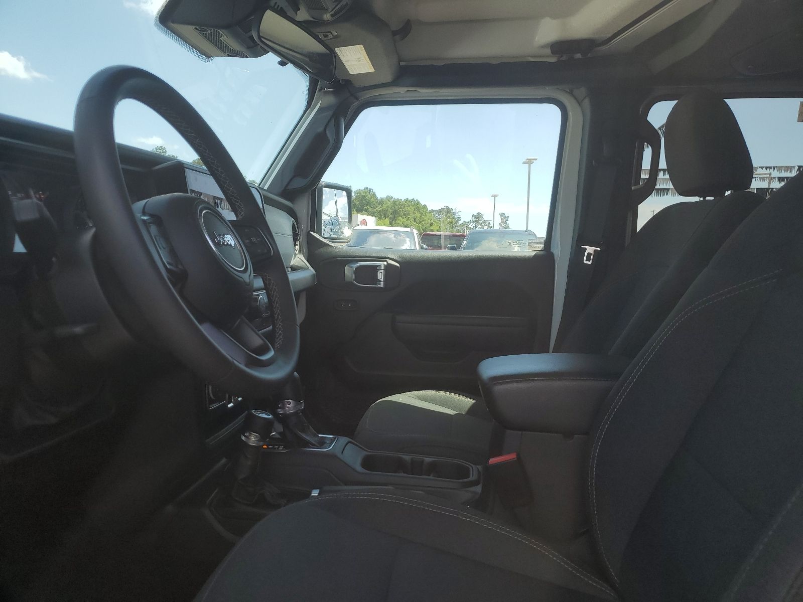 2025 Jeep Wrangler Sport S White at Ross Downing Chevrolet