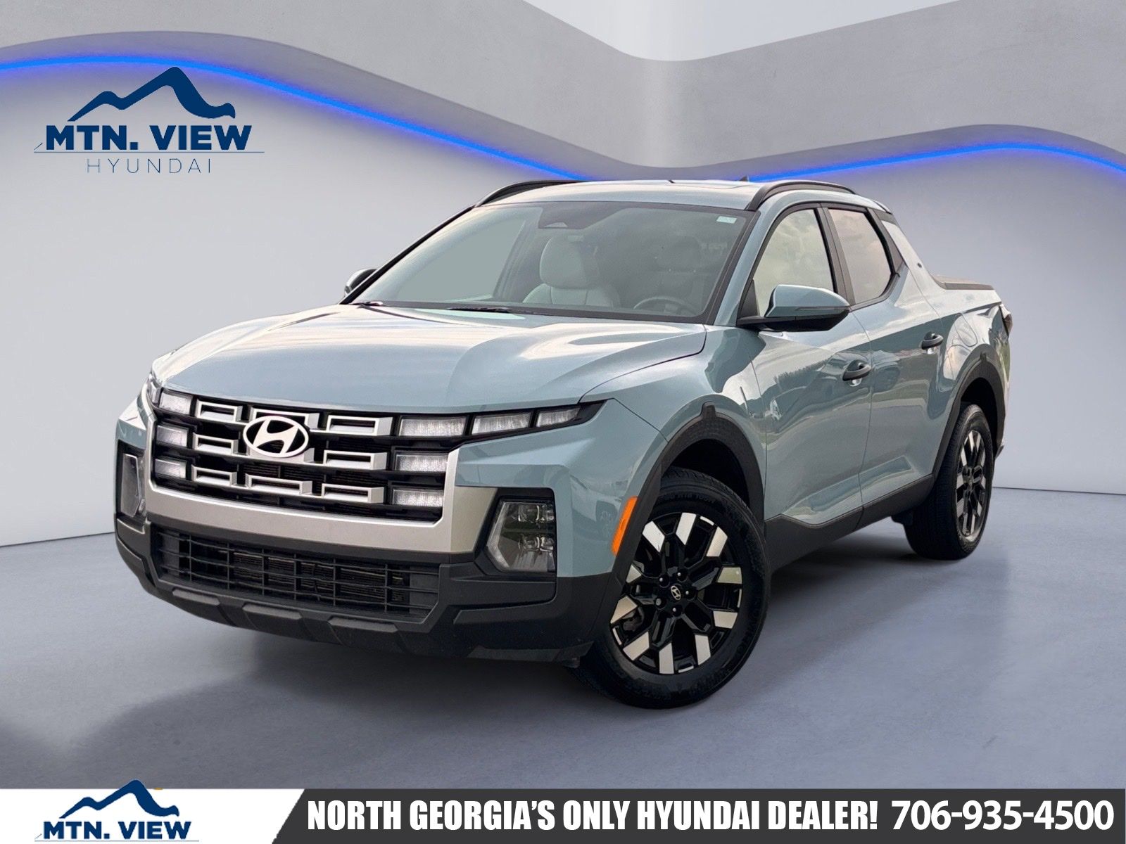 Blue / Stone 2025 Hyundai Santa Cruz SEL Activity AWD Pickup Truck All-Wheel Drive 8-Speed Automatic