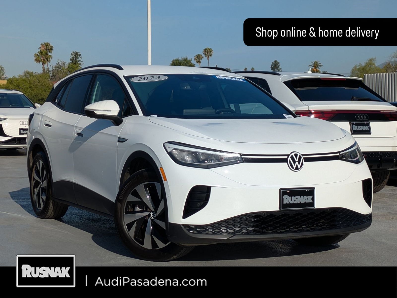 Pure White 2023 Volkswagen ID.4 Pro RWD SUV / Crossover Rear-Wheel Drive Automatic