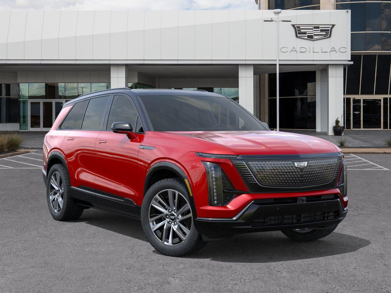 2027 Cadillac VISTIQ Sport Red at Bayway Cadillac of The Woodlands