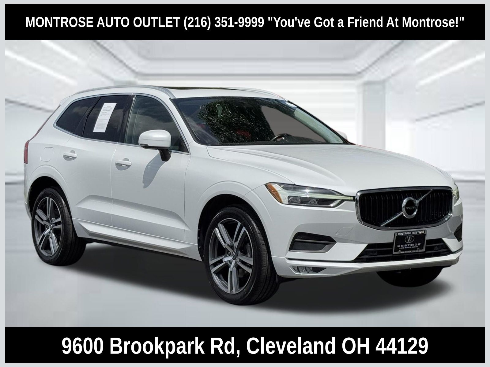 Crystal White 2021 Volvo XC60 SUV / Crossover All-Wheel Drive Automatic