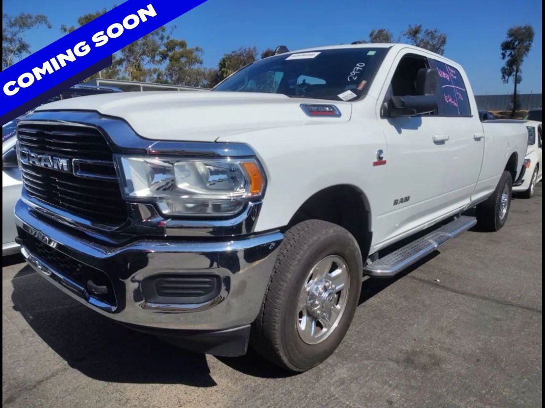 Bright White Clearcoat 2021 RAM 3500 Pickup Truck Four-Wheel Drive 6-Speed Automatic