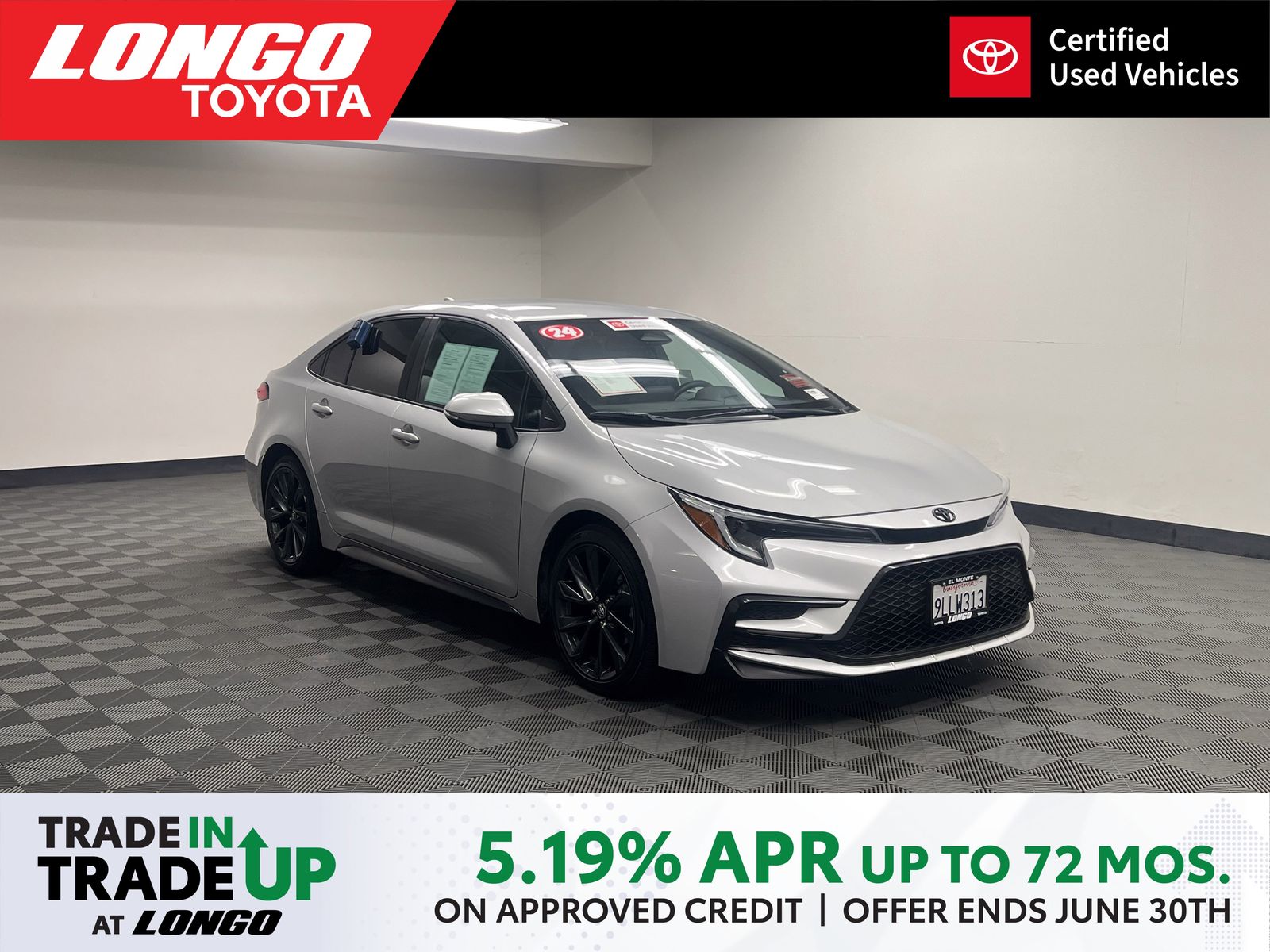 used 2024 Toyota Corolla car, priced at $21,788