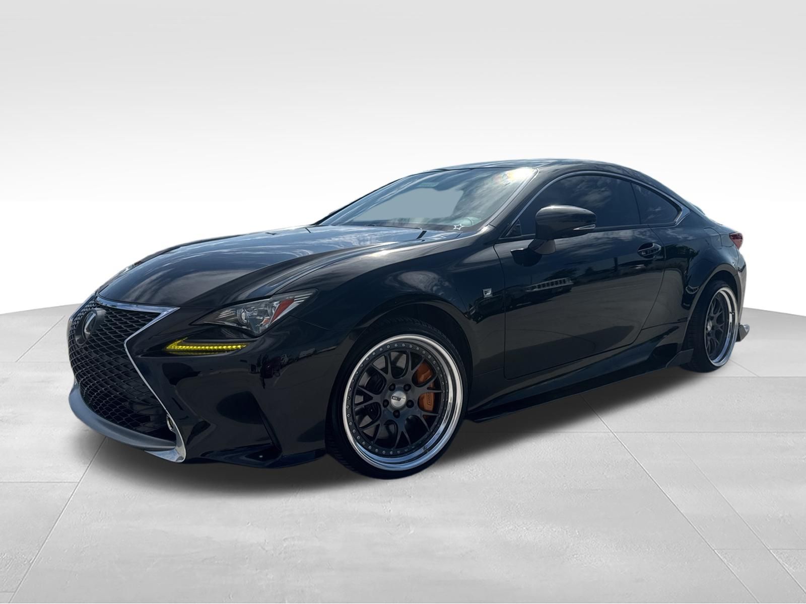 Black (Obsidian) 2015 Lexus RC 350 RWD Coupe Rear-Wheel Drive 8-Speed Automatic