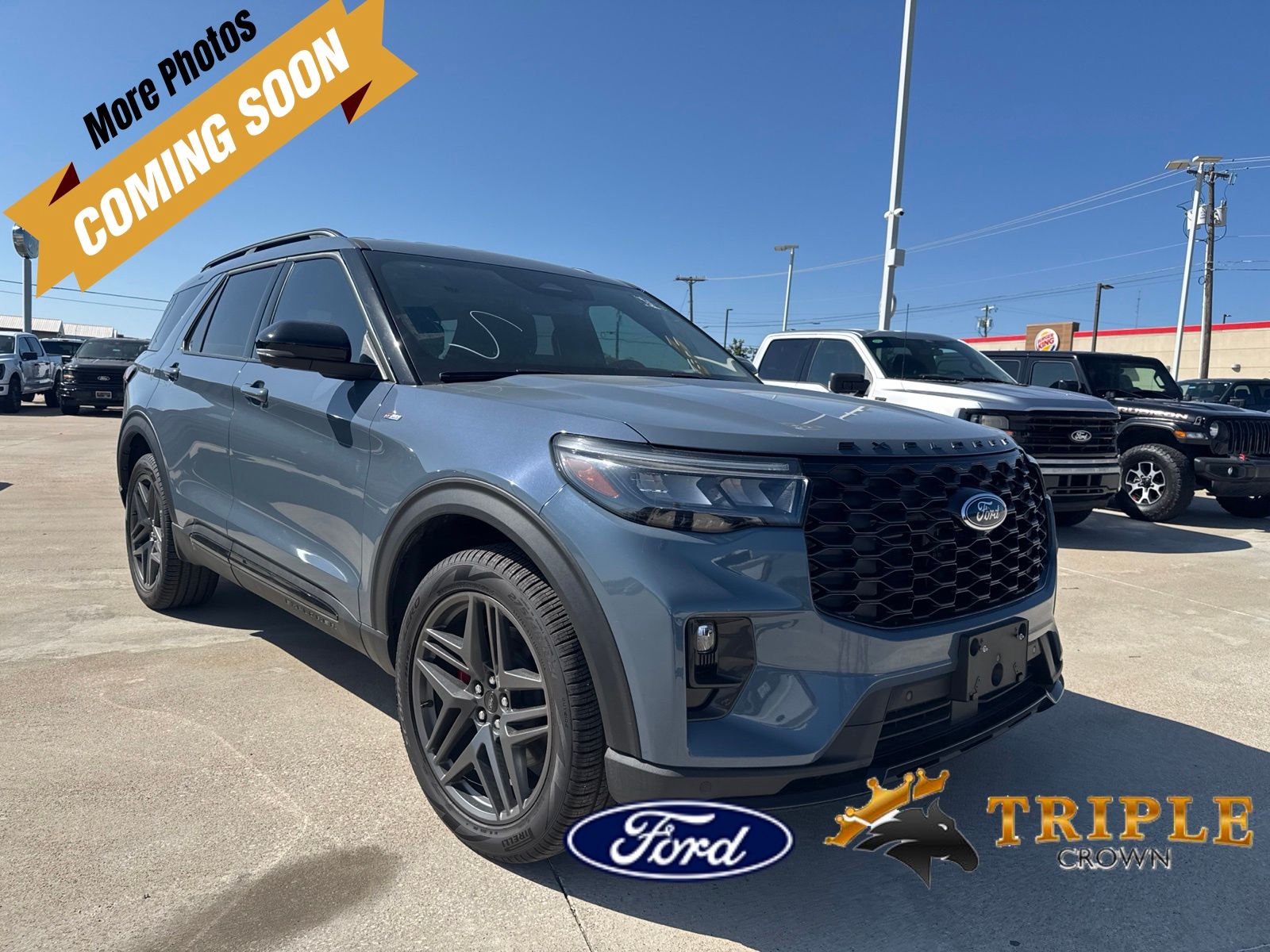 Vapor Blue 2025 Ford Explorer SUV / Crossover All-Wheel Drive Automatic