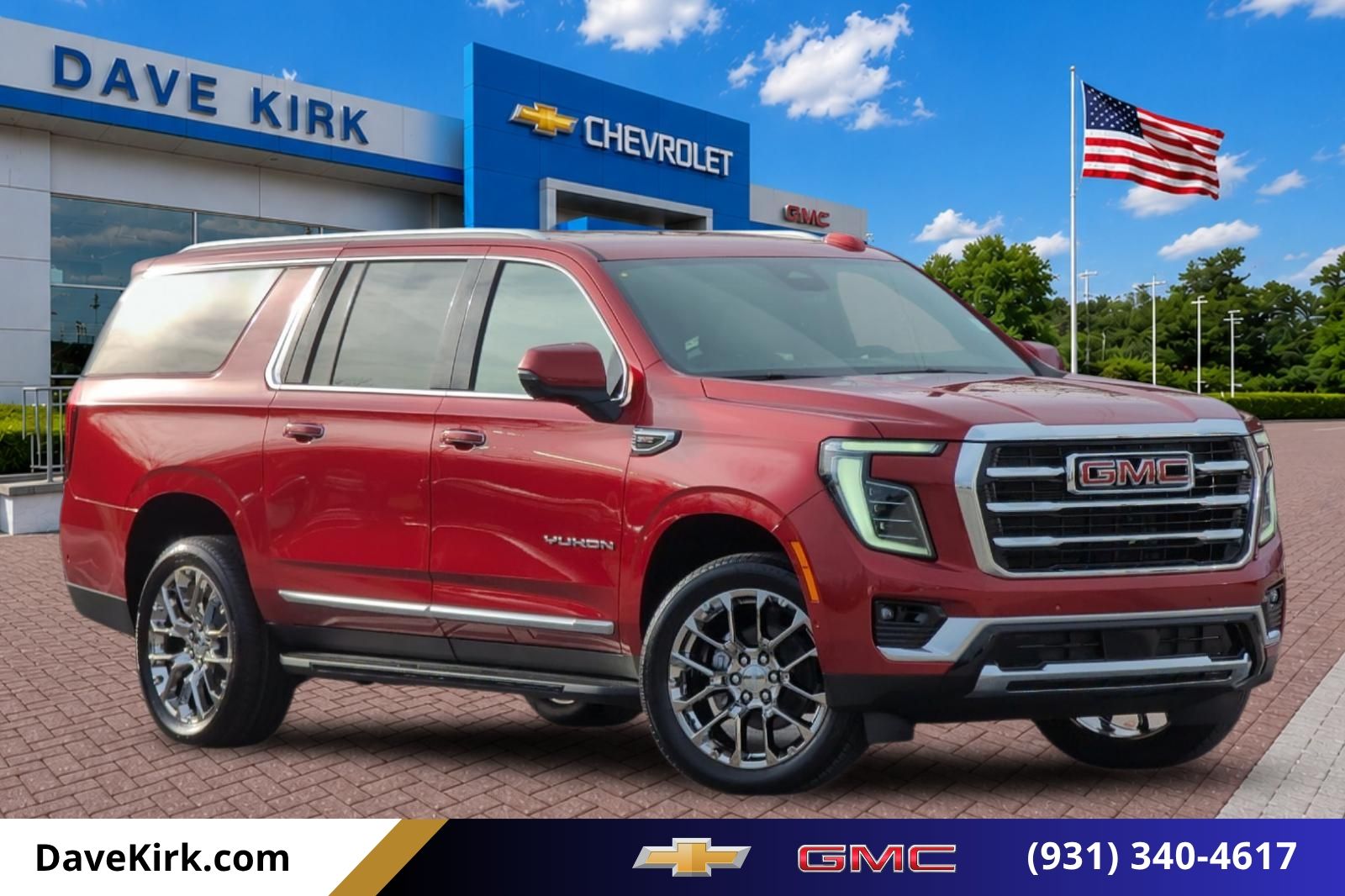 Volcanic Red 2026 GMC Yukon XL SUV / Crossover Four-Wheel Drive