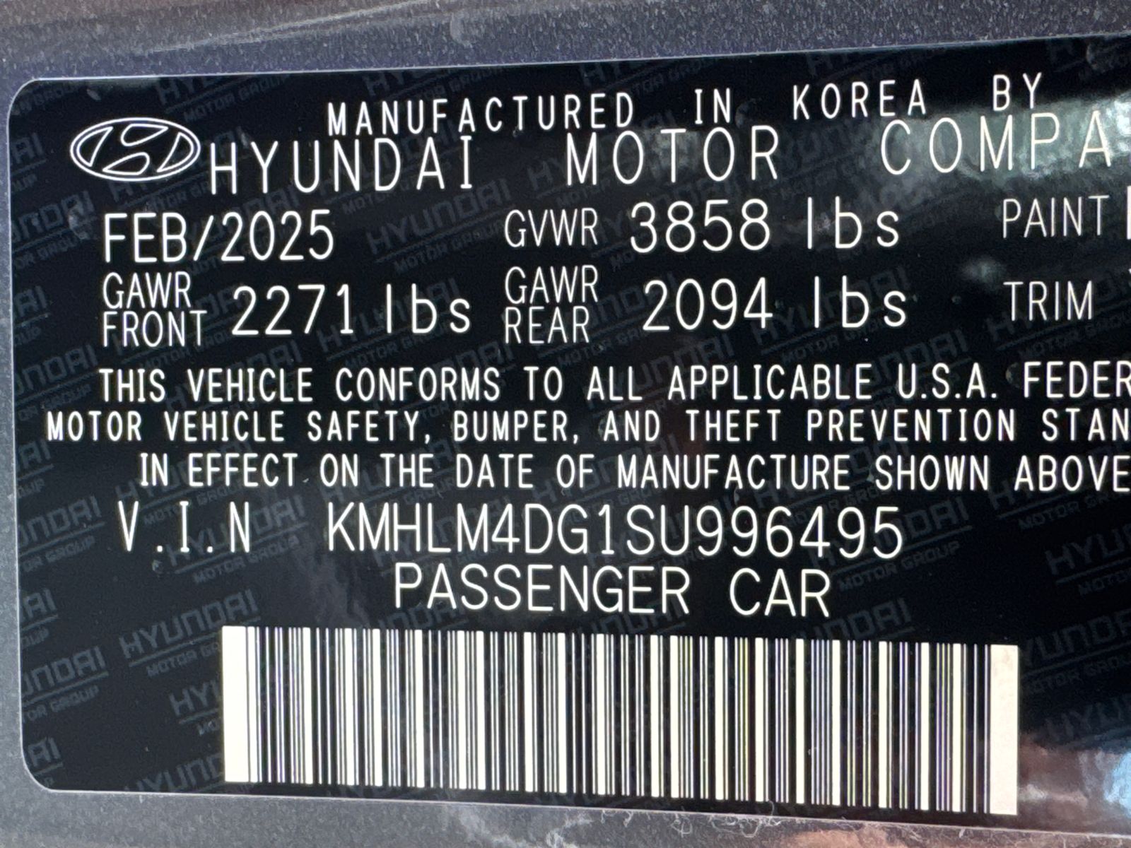 Certified Used 2025 Gray Hyundai SEL Sport image 29