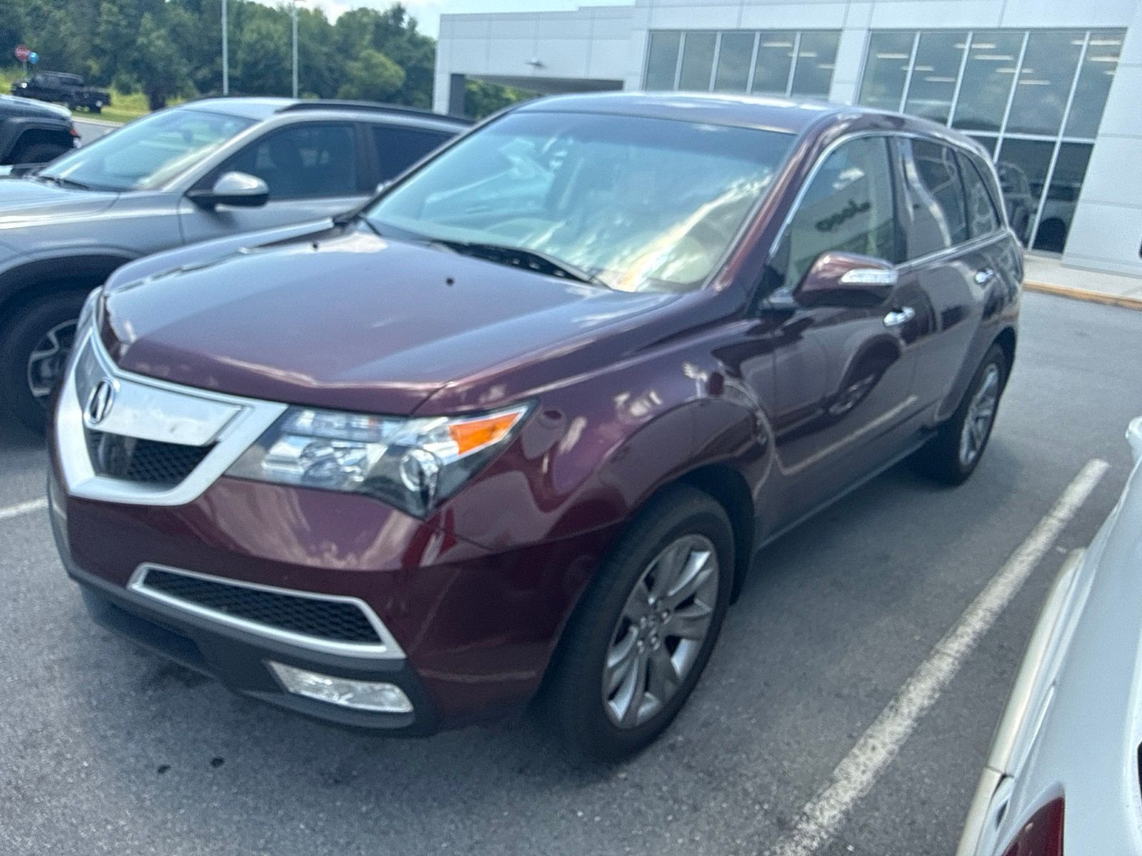 Red 2012 Acura MDX SUV / Crossover All-Wheel Drive 6-Speed Automatic