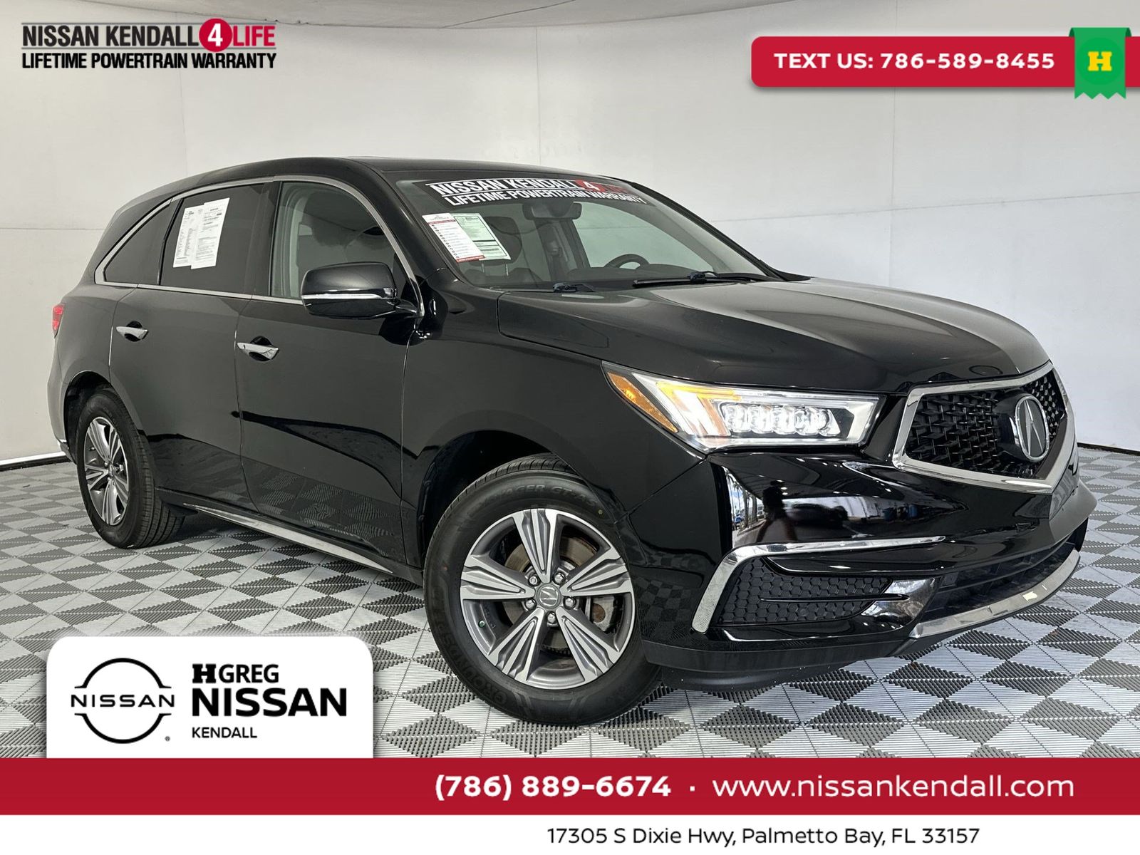 Majestic Black Pearl 2019 Acura MDX SUV / Crossover All-Wheel Drive 9-Speed Automatic