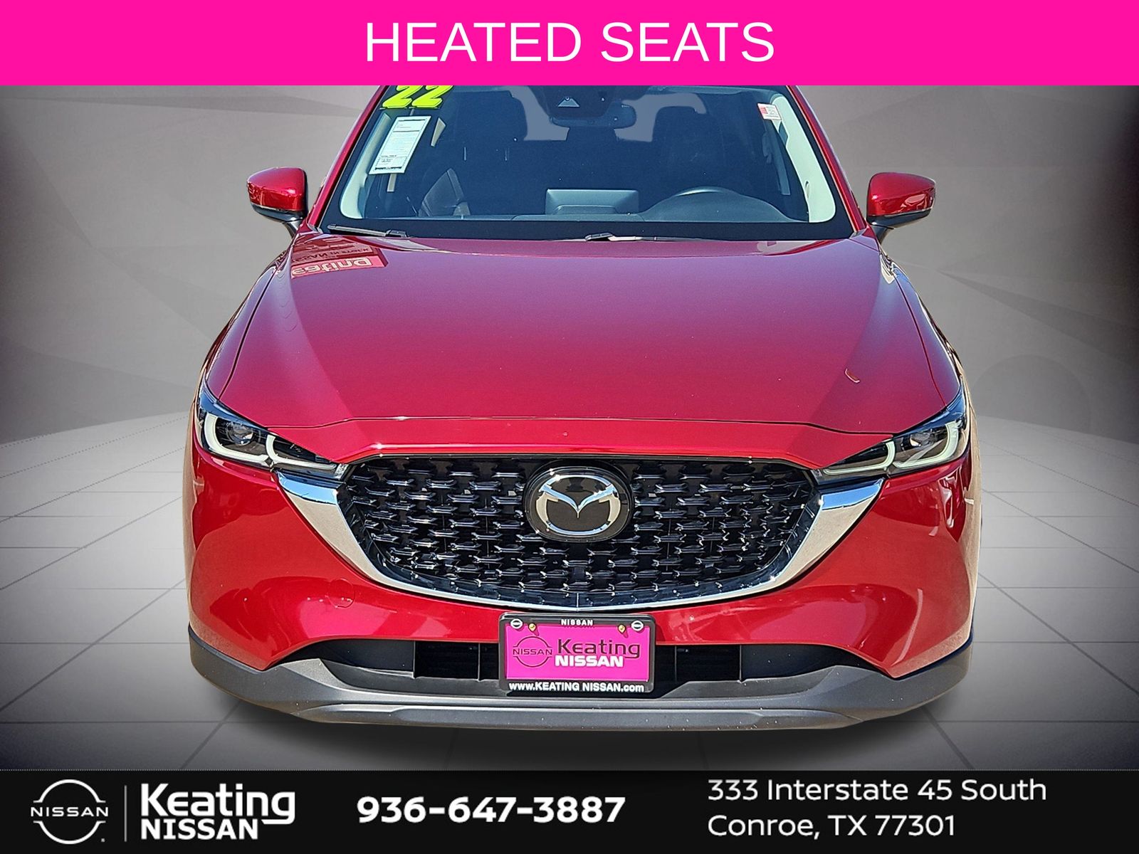 2022 Mazda CX-5 2.5 S Premium Package Red at DeMontrond Mazda