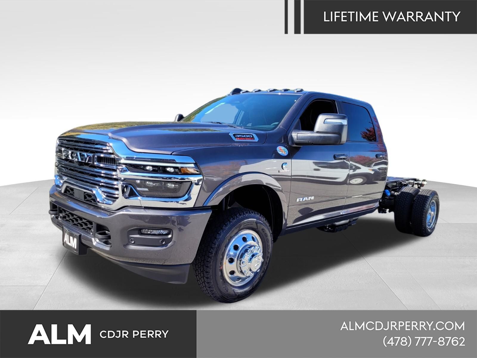 Gray (Granite Crystal Metallic Clearcoat) 2026 RAM 3500 Chassis Tradesman Crew Cab LB DRW 4WD Pickup Truck Four-Wheel Drive 8-Speed Automatic