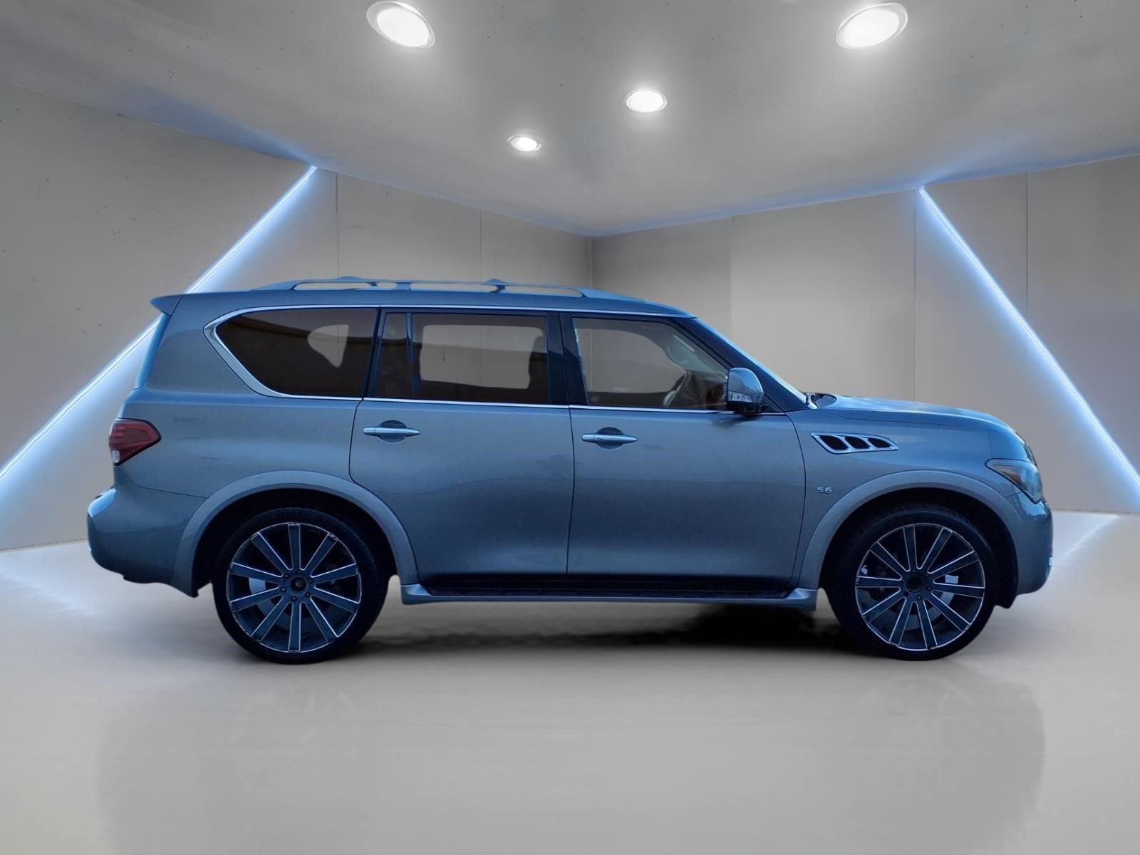 2014 INFINITI QX80 Base Gray at DeMontrond Automotive Group
