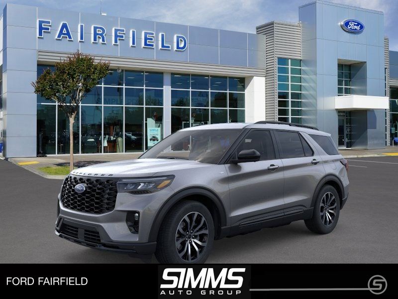 Carbonized Gray Metallic 2026 Ford Explorer ST-Line AWD SUV / Crossover All-Wheel Drive Automatic