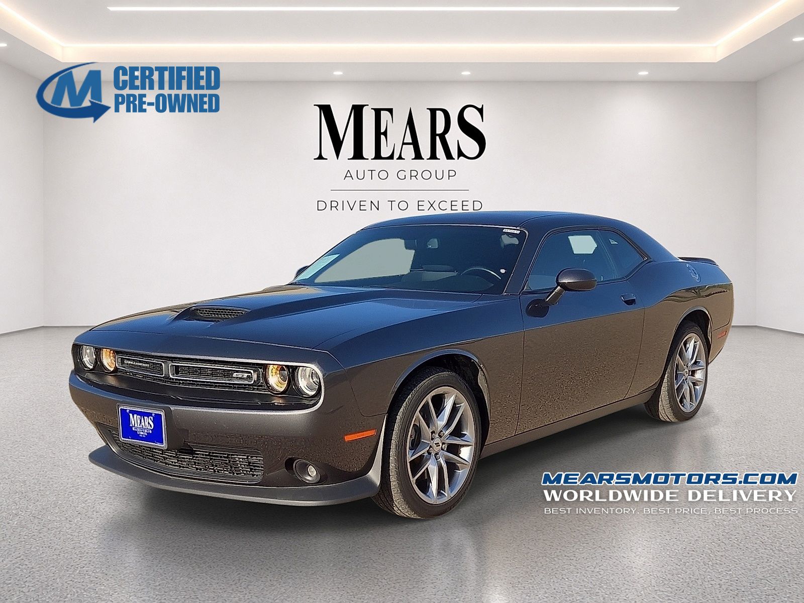 Gray (Granite Crystal Metallic Clearcoat) 2022 Dodge Challenger Coupe All-Wheel Drive 8-Speed Automatic
