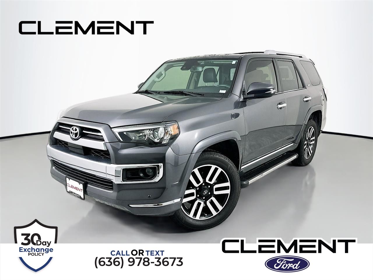 Magnetic Gray Metallic 2020 Toyota 4Runner Limited 4WD SUV / Crossover All-Wheel Drive 5-Speed Automatic Overdrive