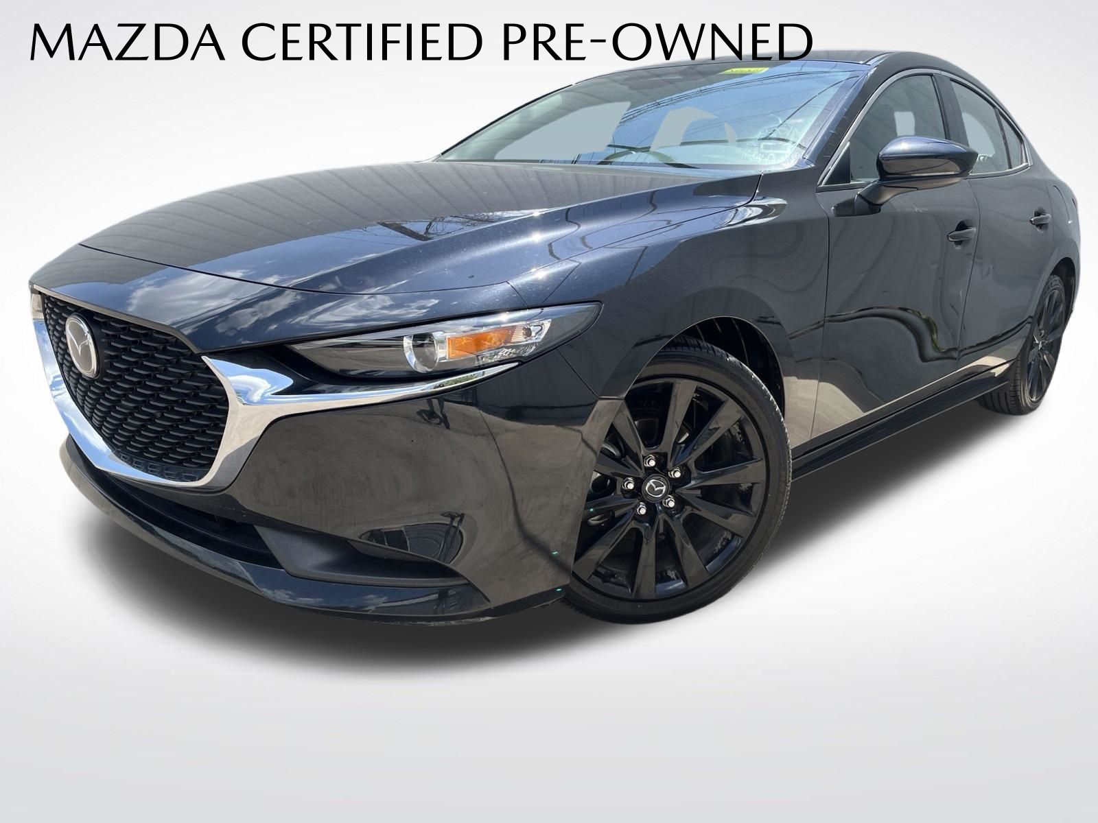 Jet Black Mica 2025 Mazda MAZDA3 Sedan Front-Wheel Drive 6-Speed Automatic