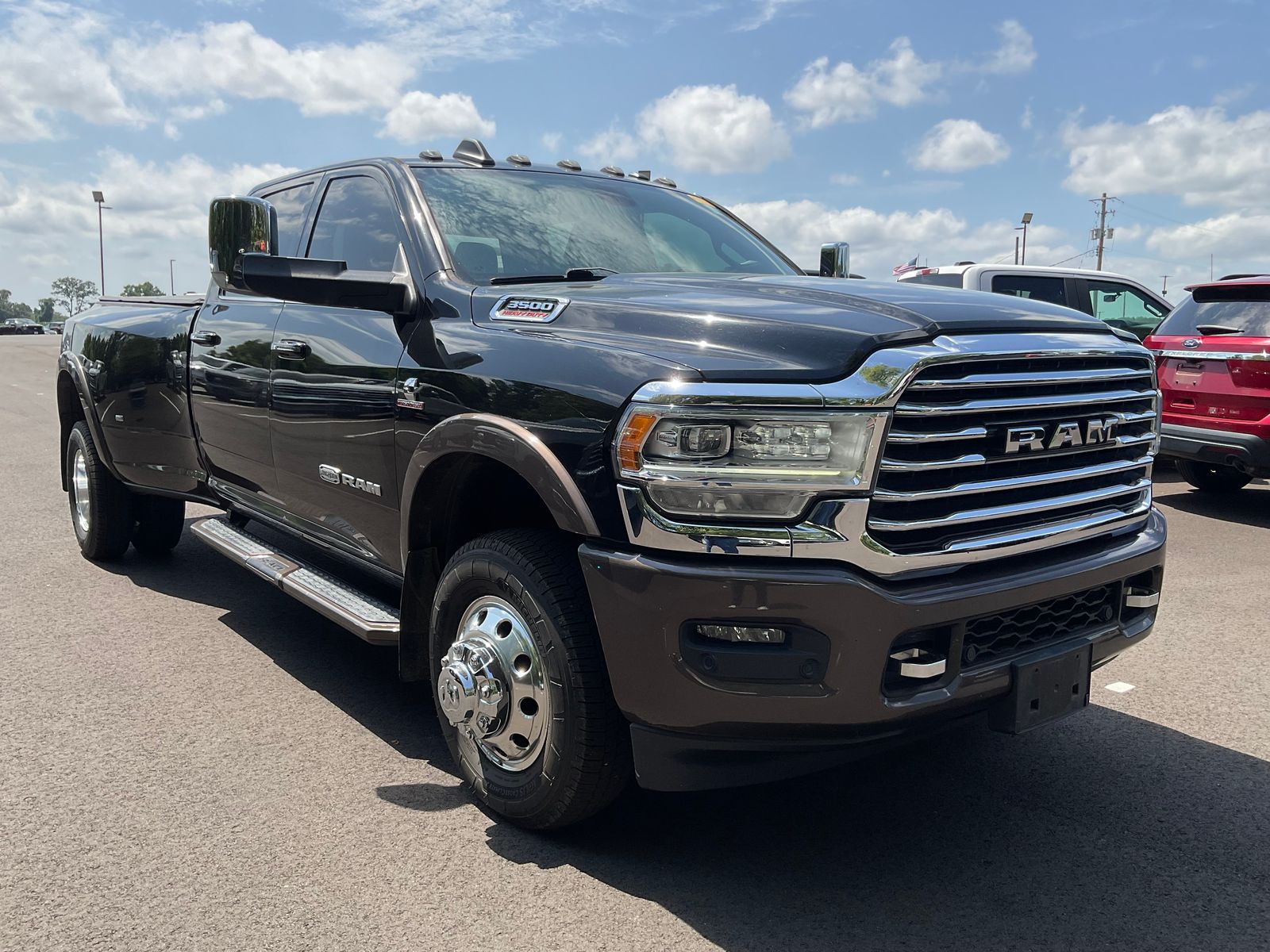Diamond Black Crystal Pearlcoat 2020 RAM 3500 Pickup Truck Four-Wheel Drive 6-Speed Automatic