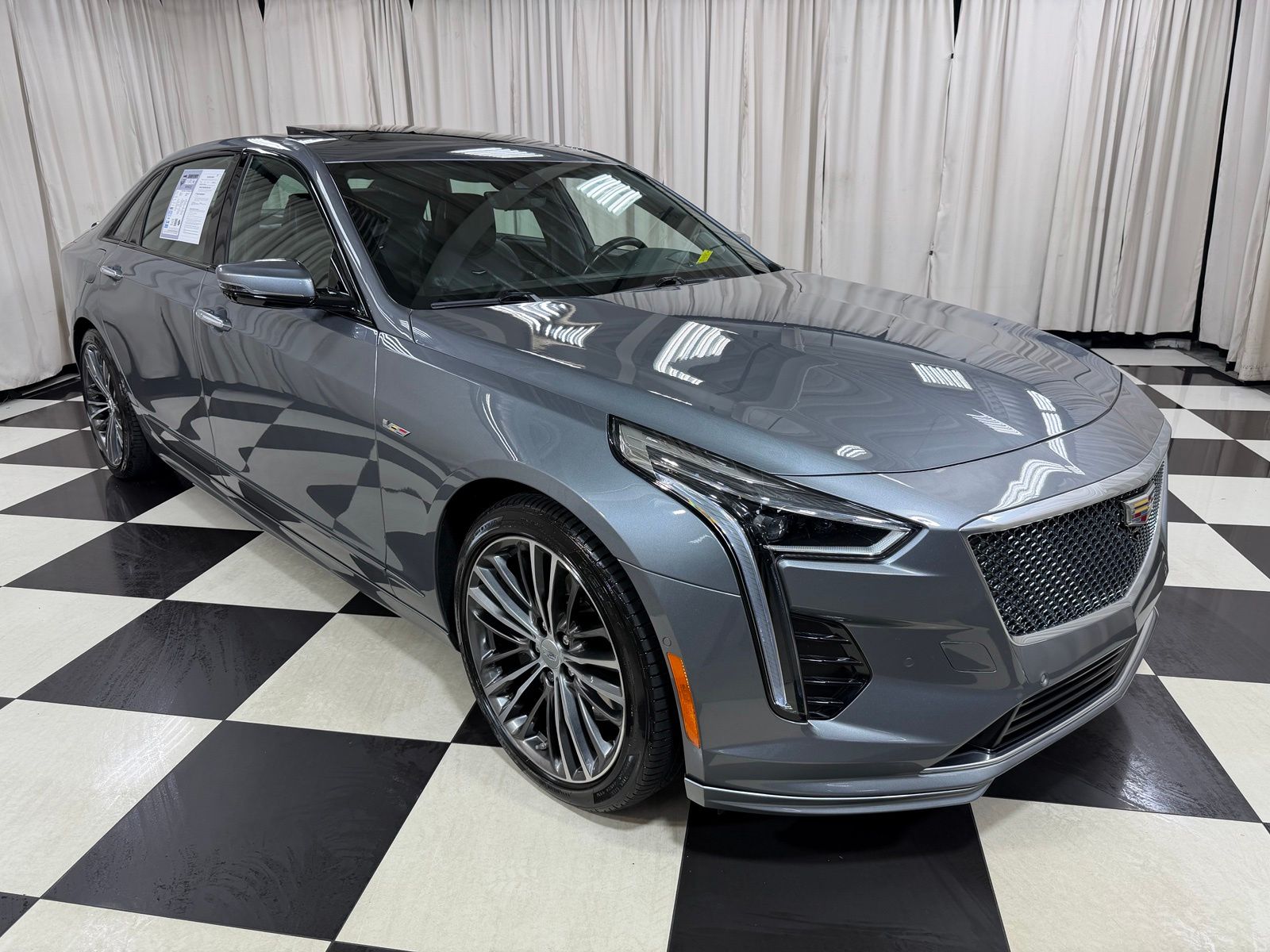 Gray (Steel Metallic) 2020 Cadillac CT6-V Sedan All-Wheel Drive Automatic