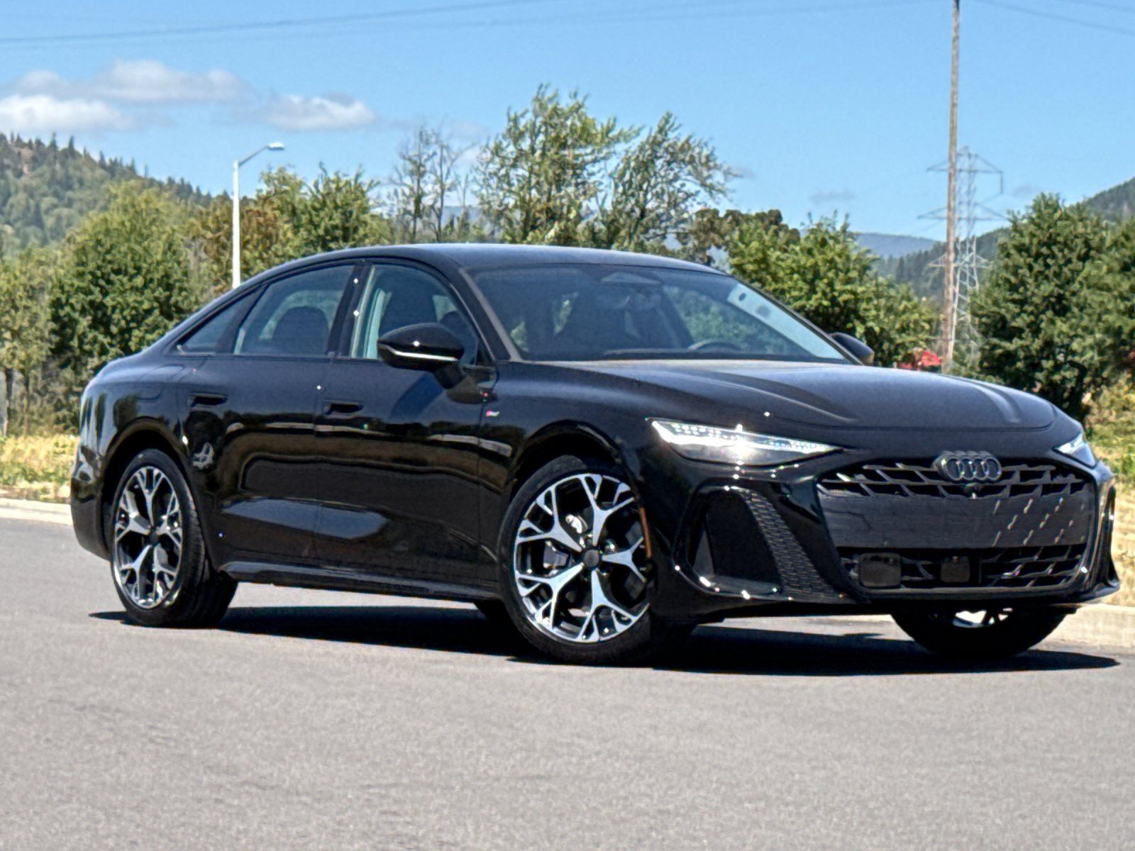 Black 2026 Audi A6 Sedan All-Wheel Drive 7-Speed Automatic
