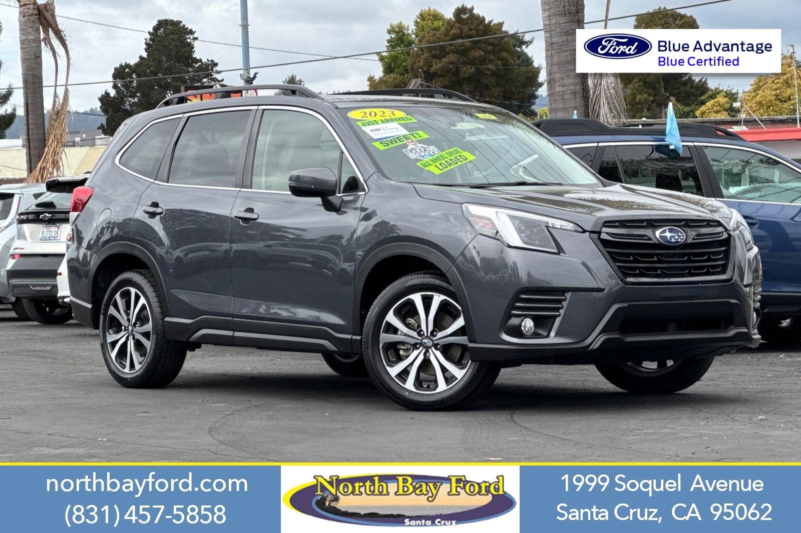 Magnetite Gray Metallic 2023 Subaru Forester SUV / Crossover All-Wheel Drive Continuously Variable Transmission