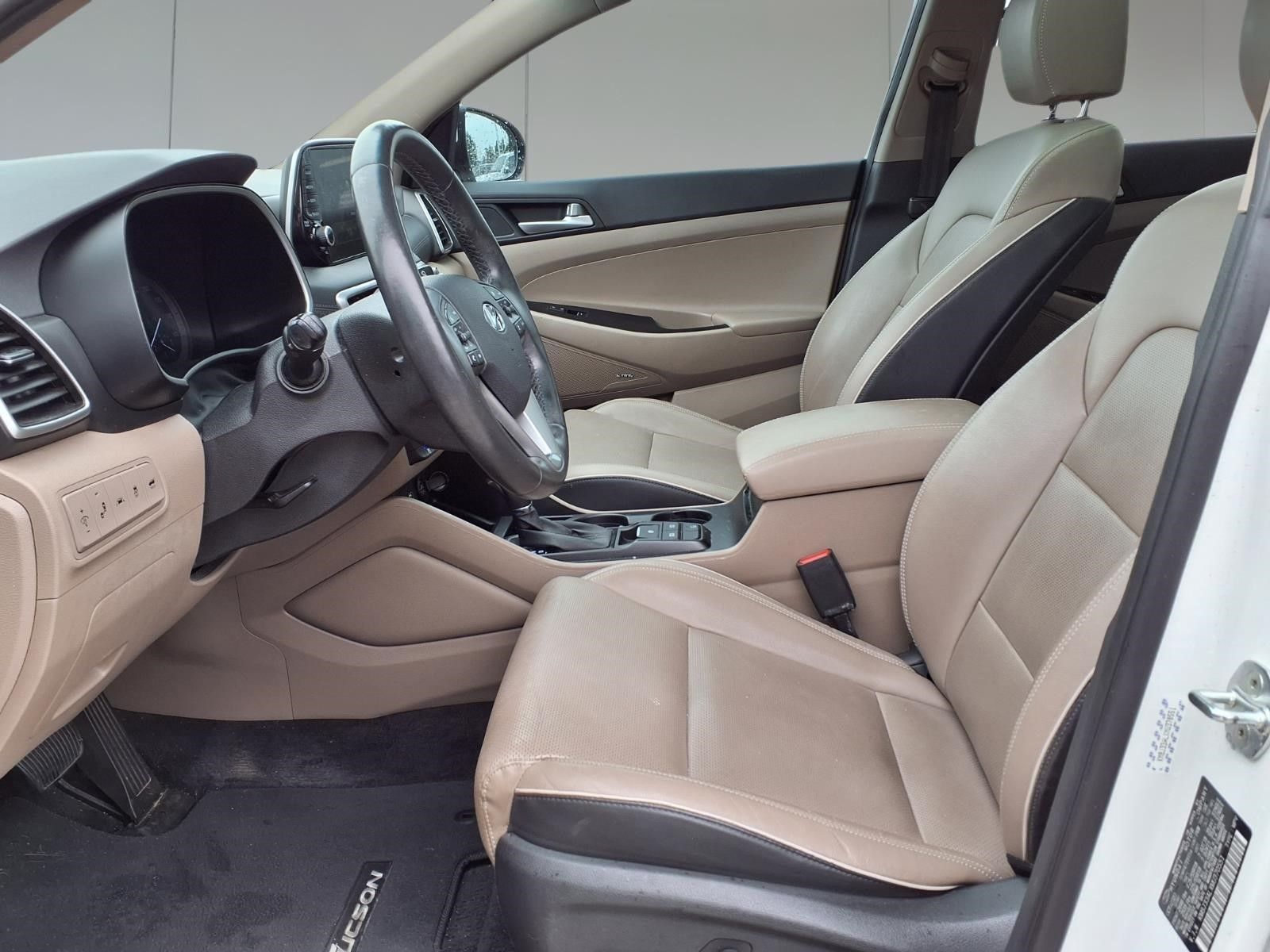 2021 Hyundai Tucson Ultimate White at Genesis of Spring