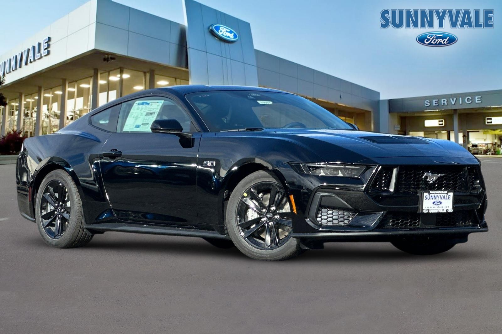 Shadow Black 2026 Ford Mustang GT Fastback RWD Coupe Rear-Wheel Drive Automatic