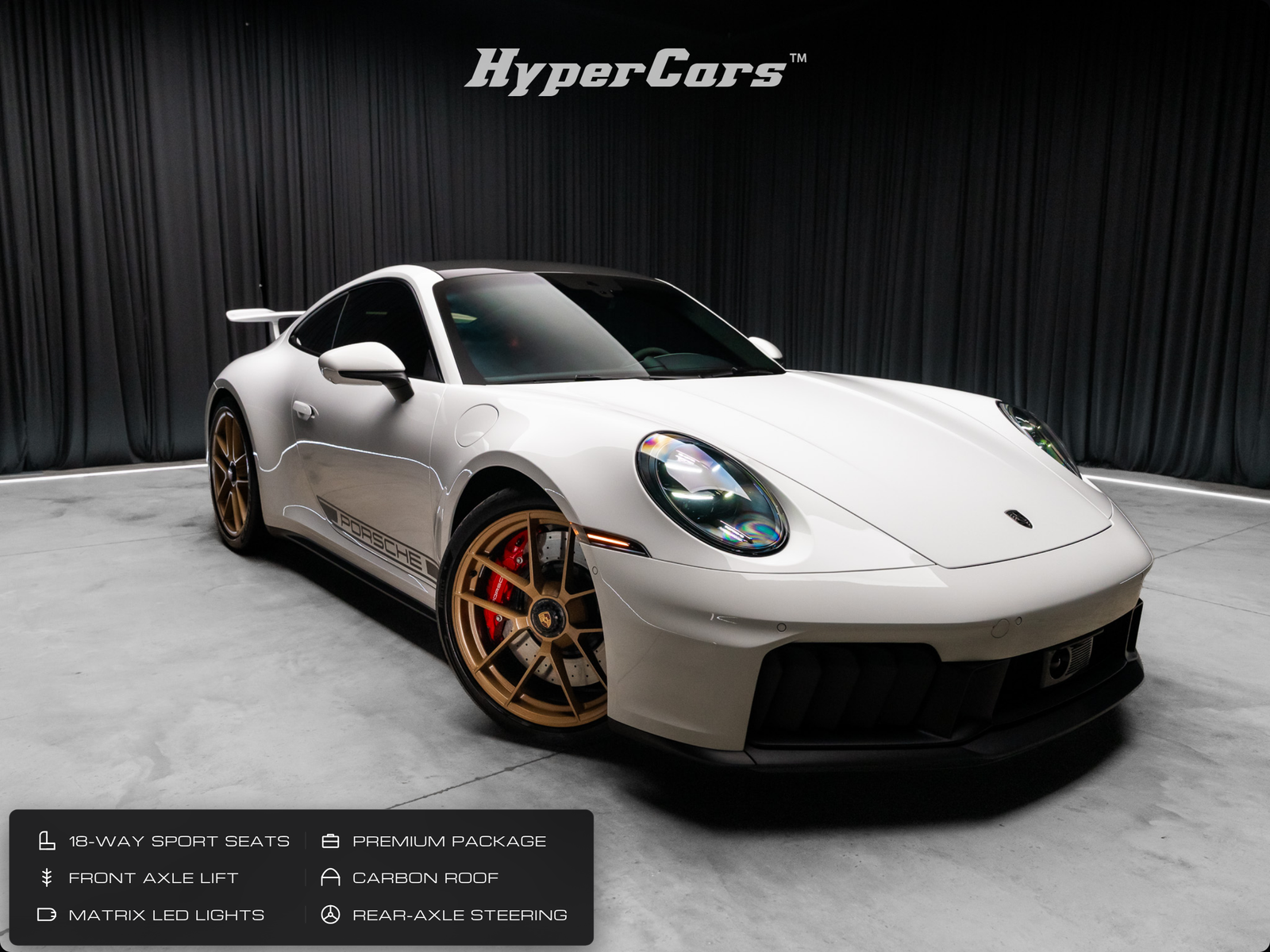 White 2026 Porsche 911 Coupe Rear-Wheel Drive 8-Speed Automatic