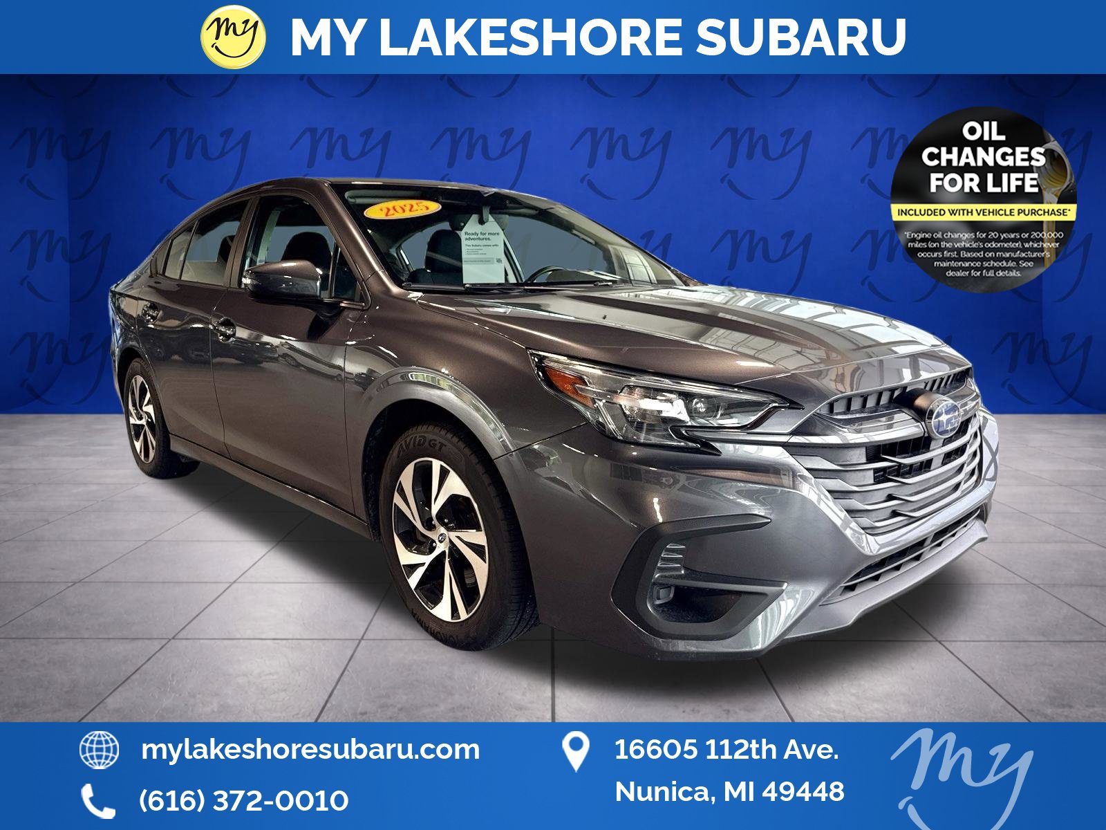 Magnetite Gray Metallic 2025 Subaru Legacy Sedan All-Wheel Drive Continuously Variable Transmission