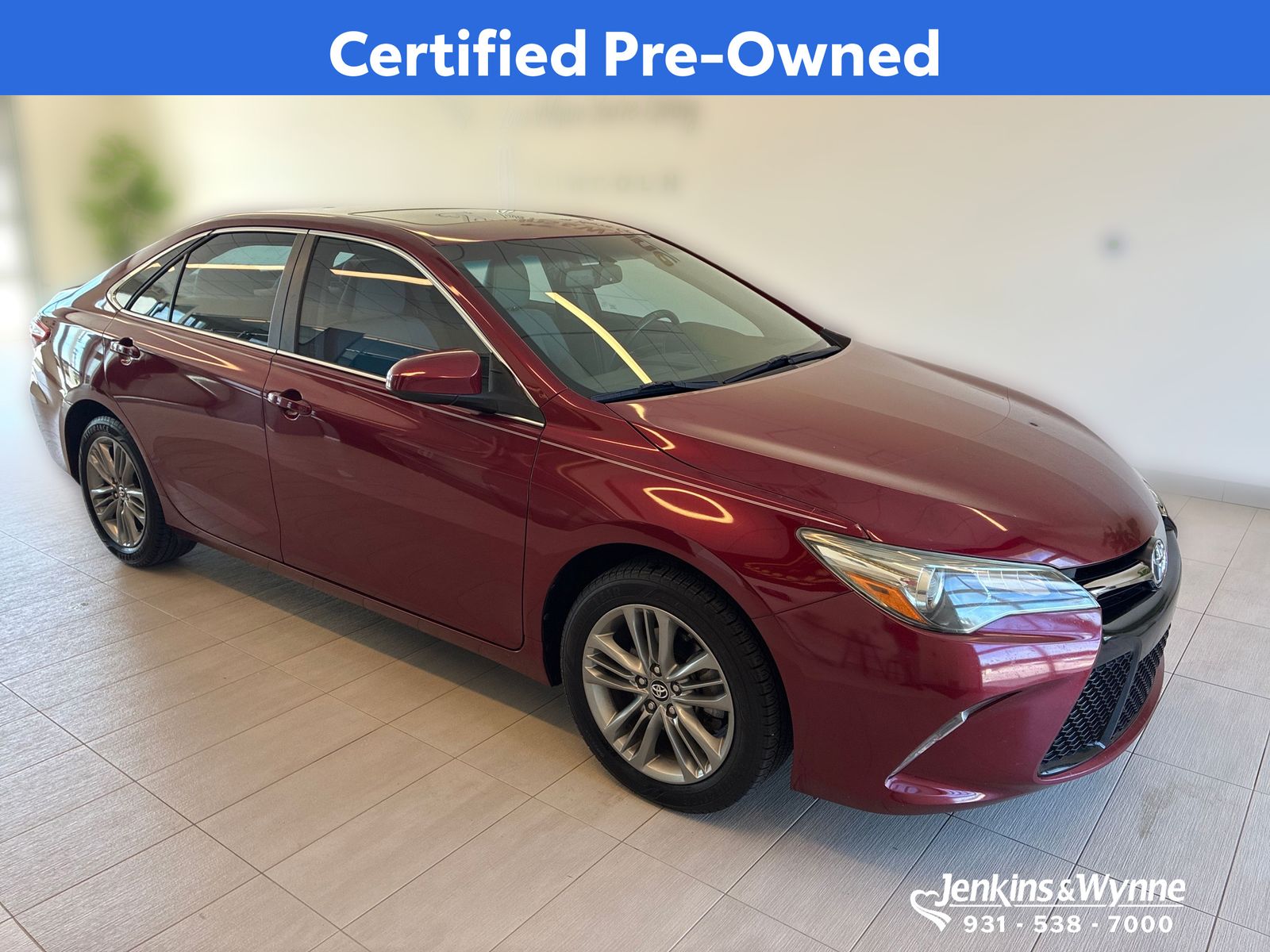 Red (Ruby Flare Pearl) 2017 Toyota Camry Sedan Front-Wheel Drive 6-Speed Automatic